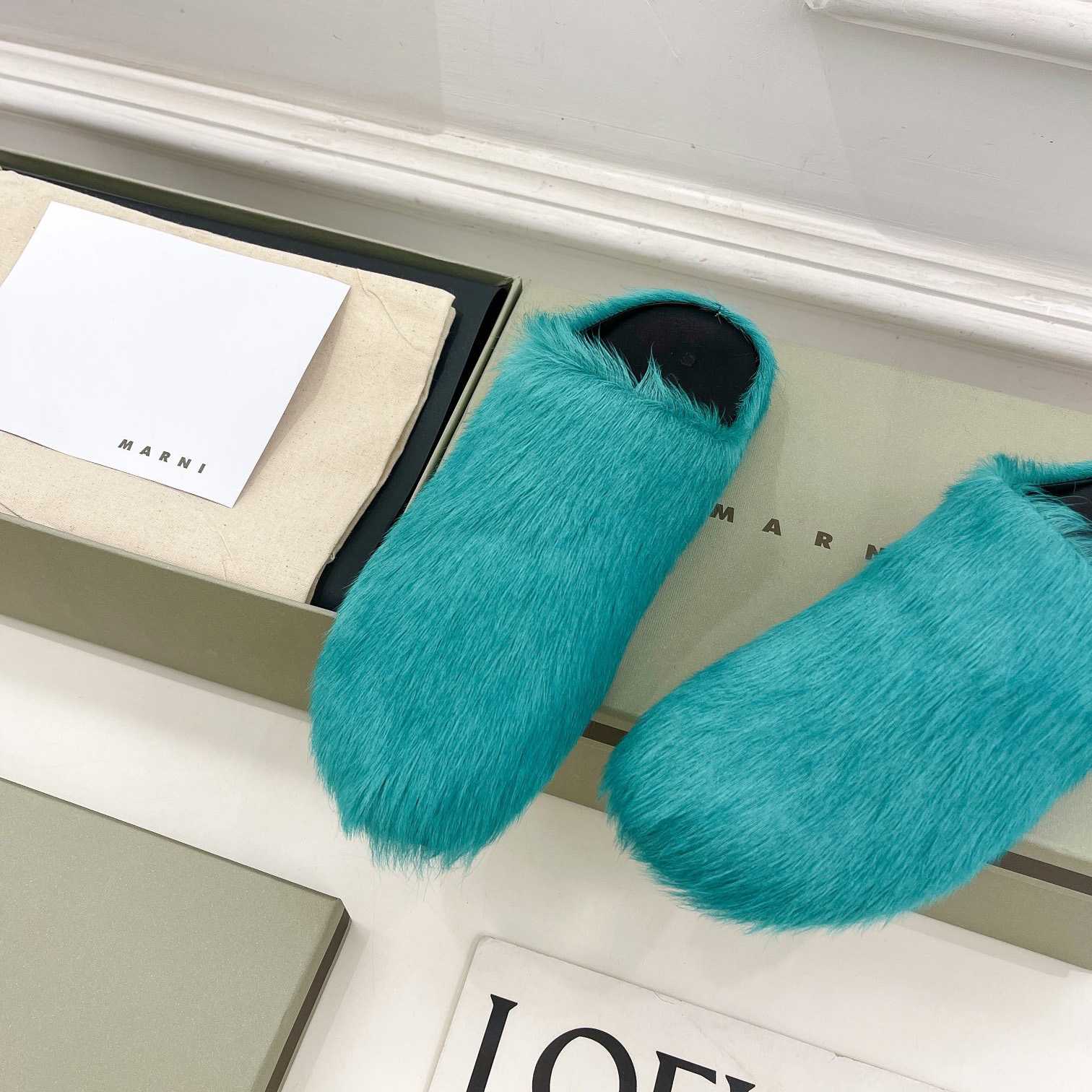 Marni Fussbett Slip-On Flat Mules - PerfectKickZ
