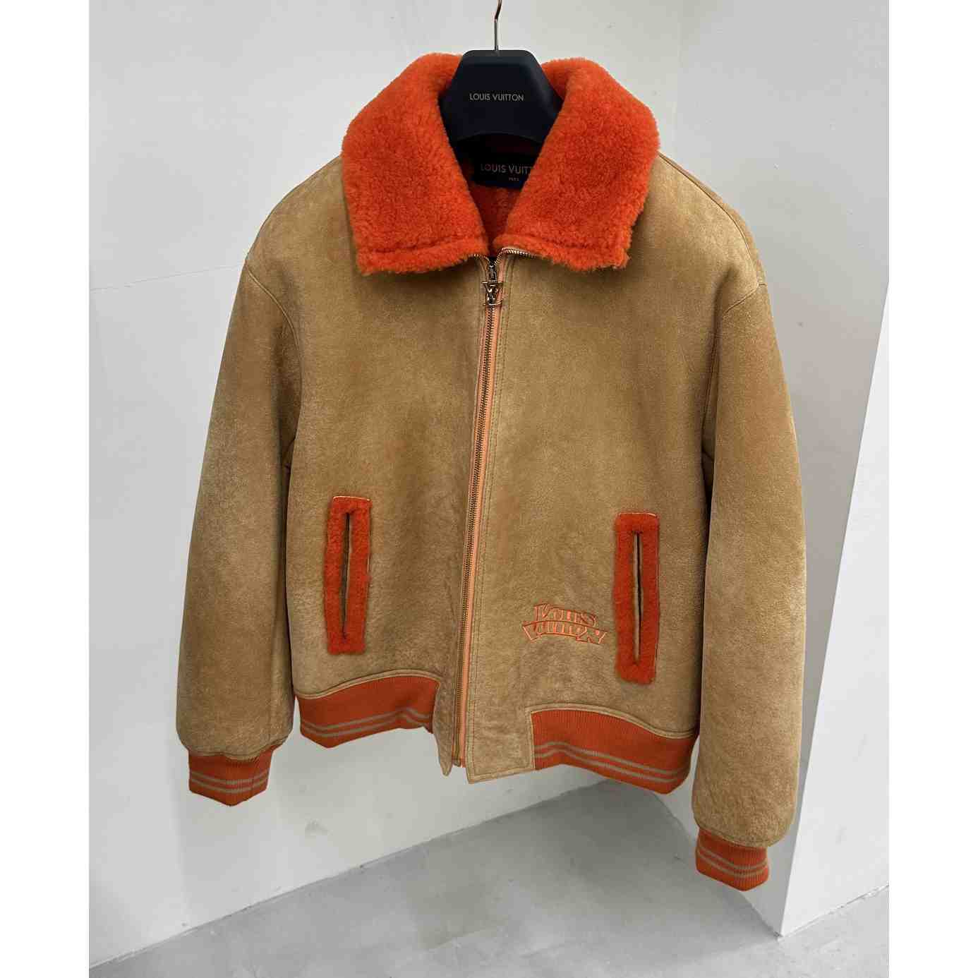 Louis Vuitton Shearling College Blouson - PerfectKickZ