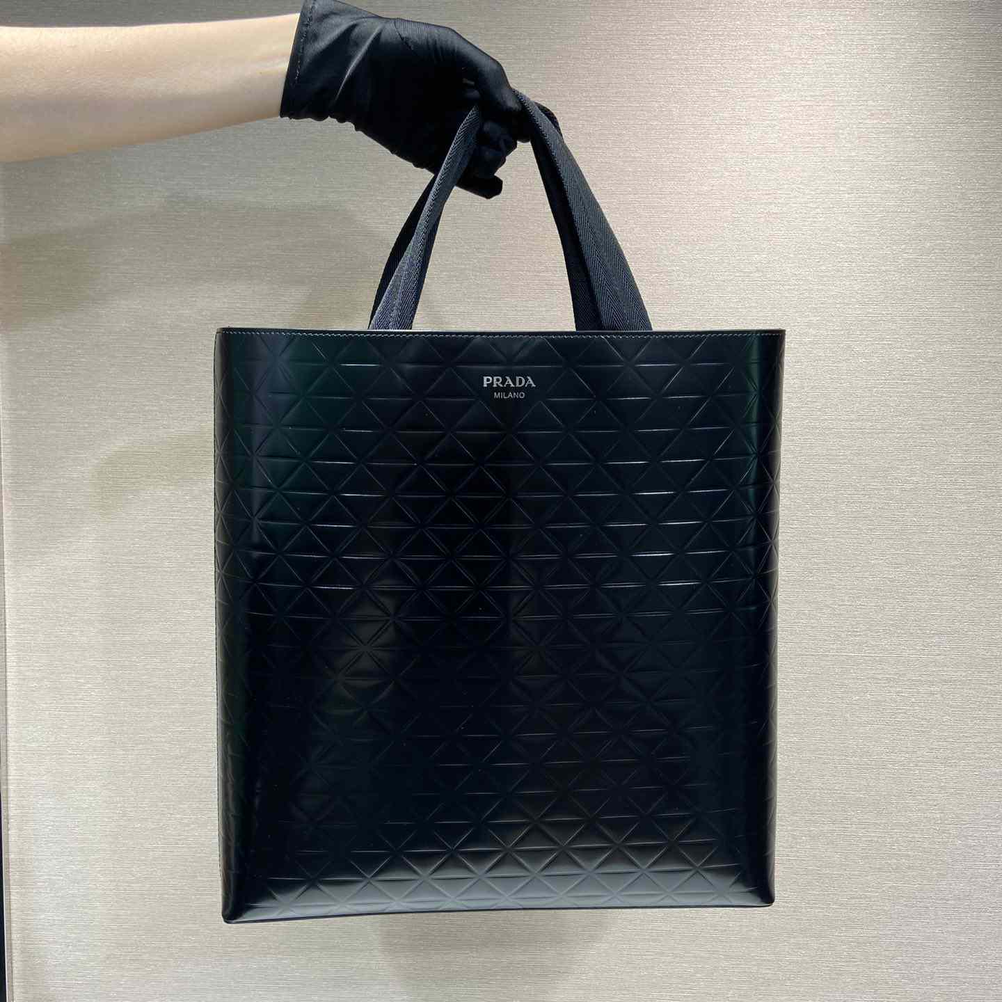 Prada Brushed Leather Tote Bag With Water Bottle - PerfectKickZ