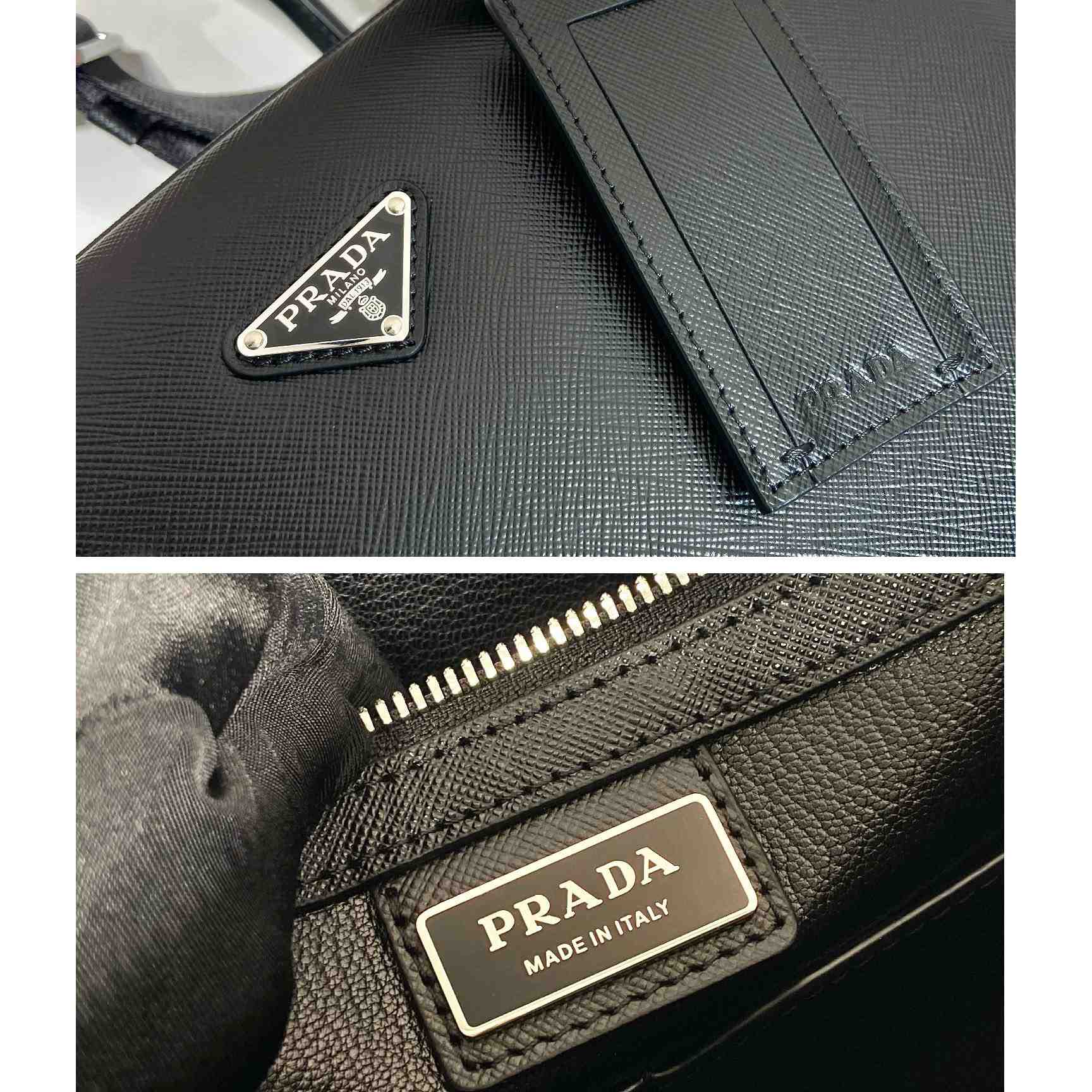 Prada Saffiano Leather Work Bag - PerfectKickZ