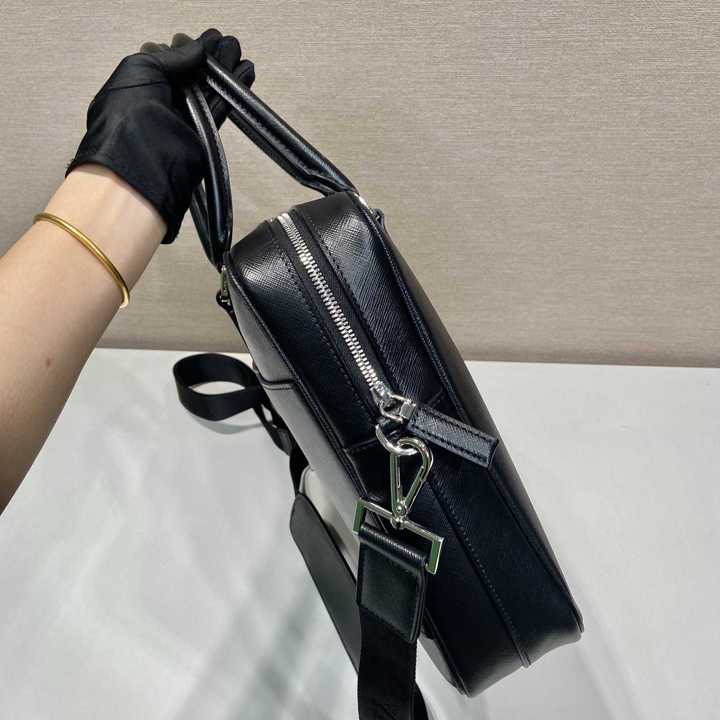 Prada Saffiano Leather Work Bag - PerfectKickZ