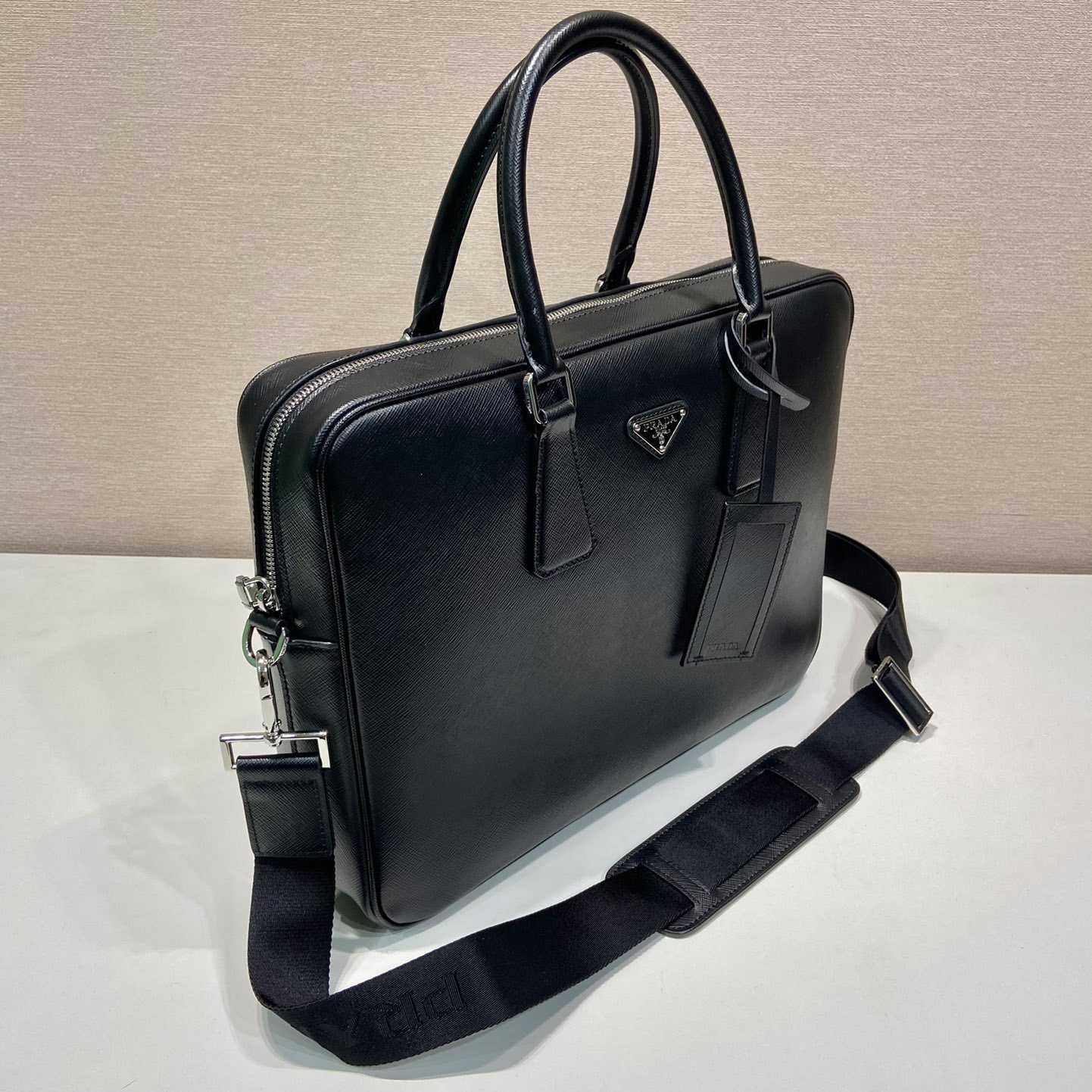 Prada Saffiano Leather Work Bag - PerfectKickZ
