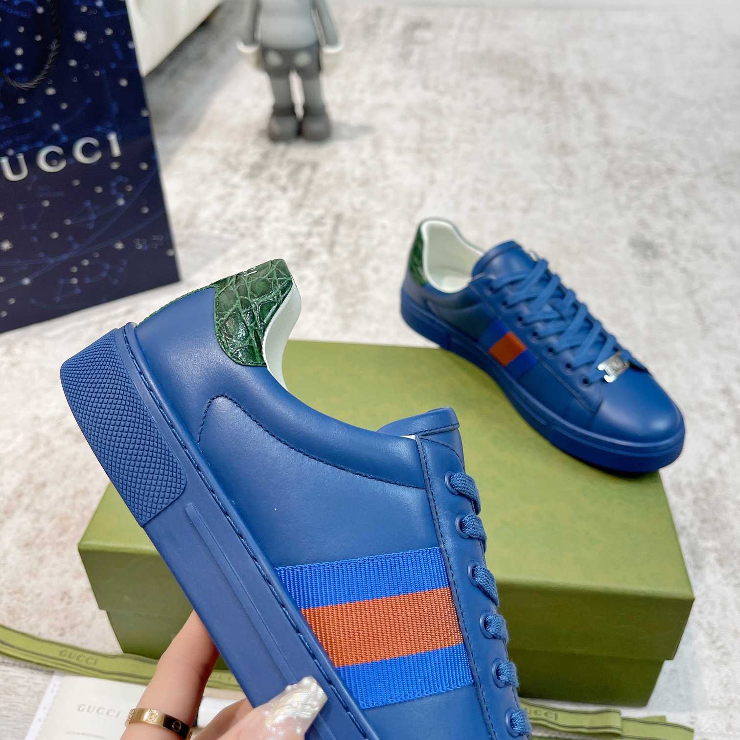Gucci Ace Sneaker With Web - PerfectKickZ