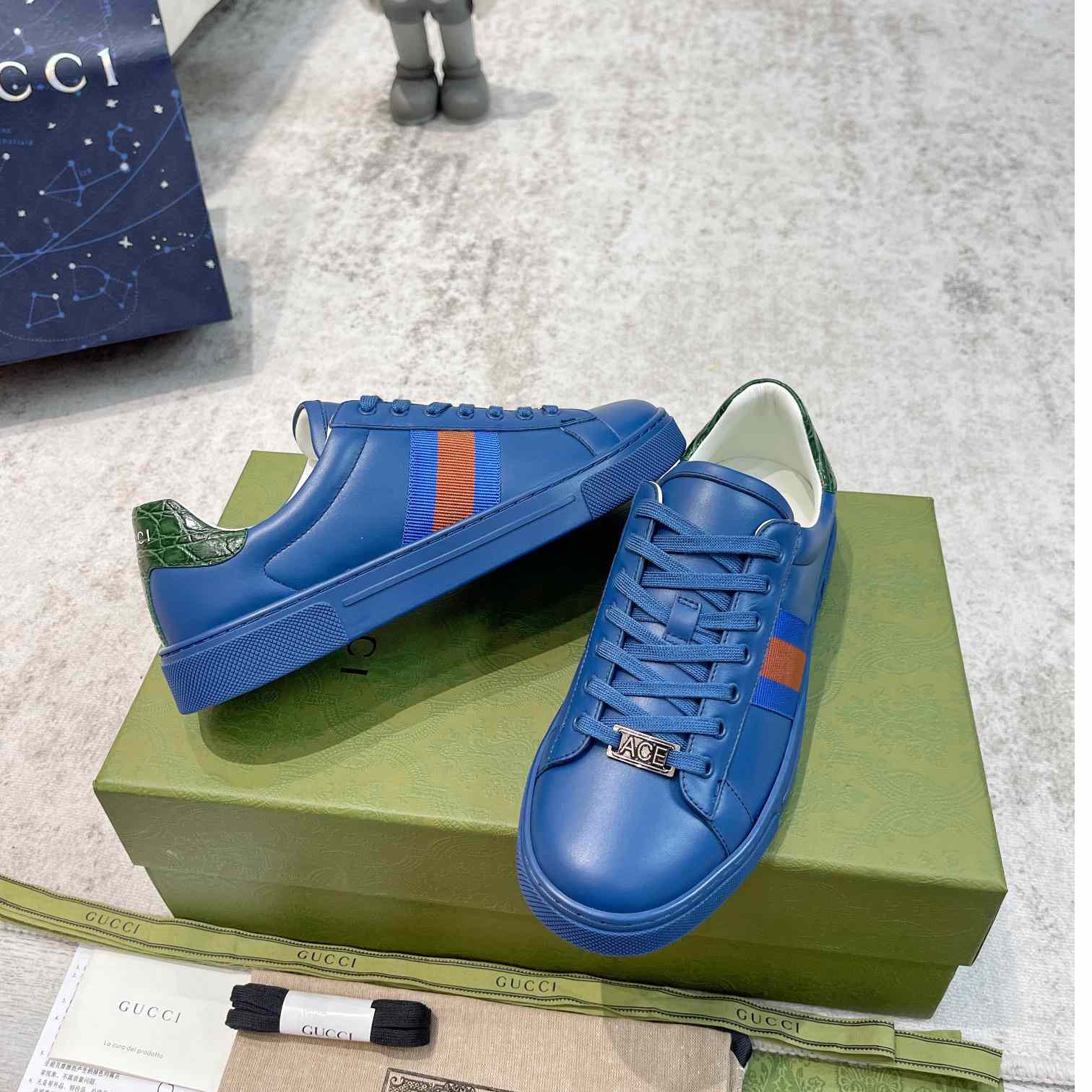 Gucci Ace Sneaker With Web - PerfectKickZ