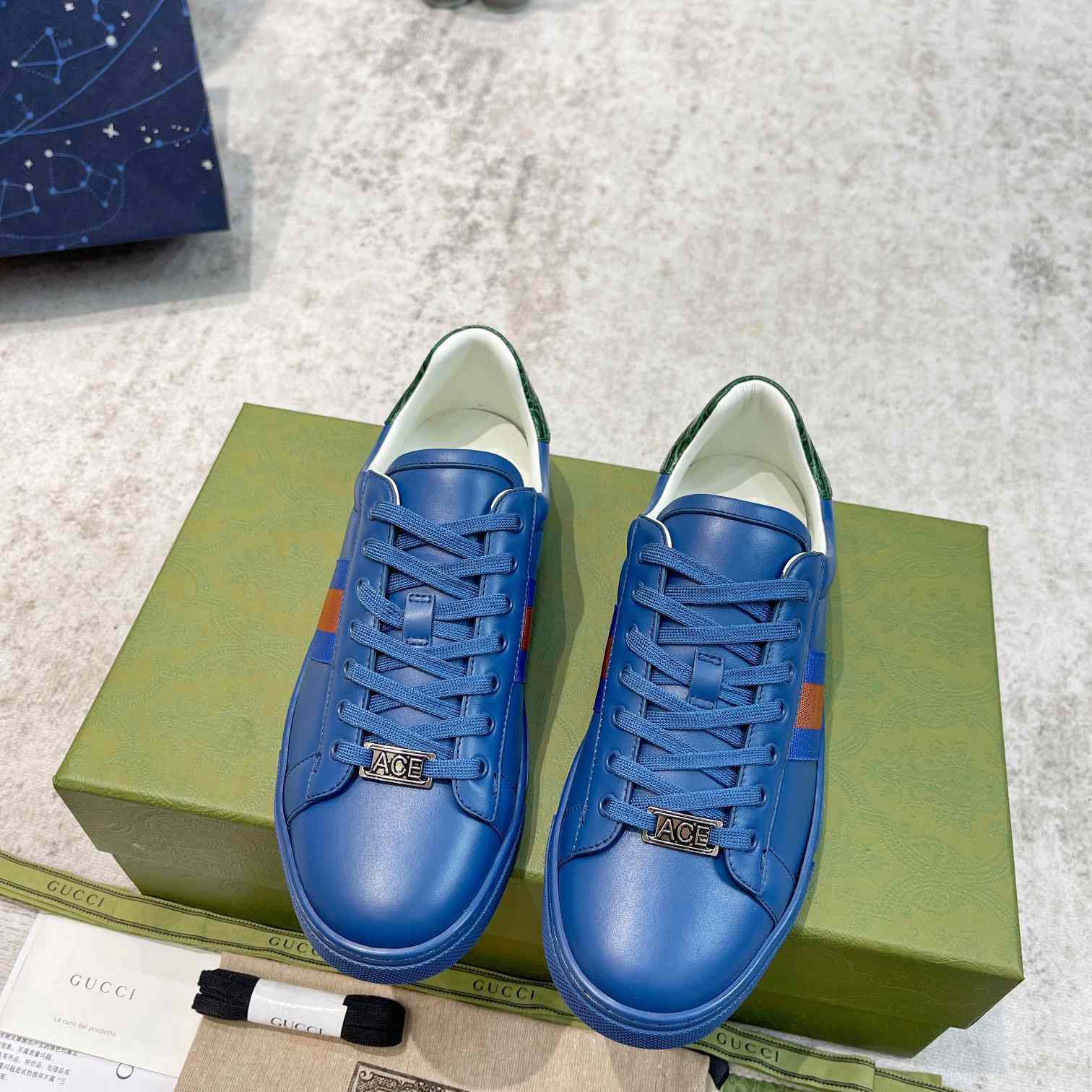 Gucci Ace Sneaker With Web - PerfectKickZ