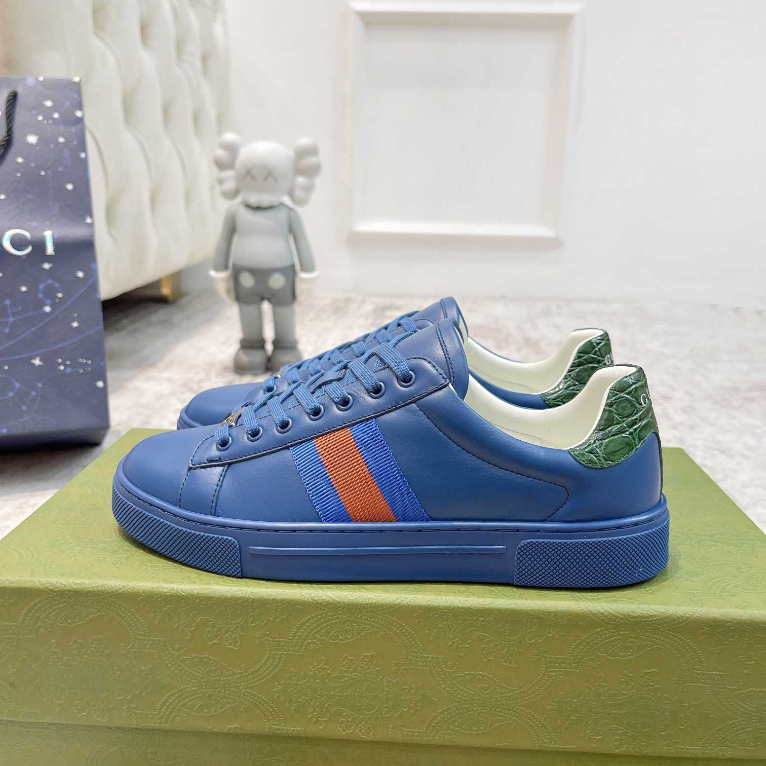 Gucci Ace Sneaker With Web - PerfectKickZ