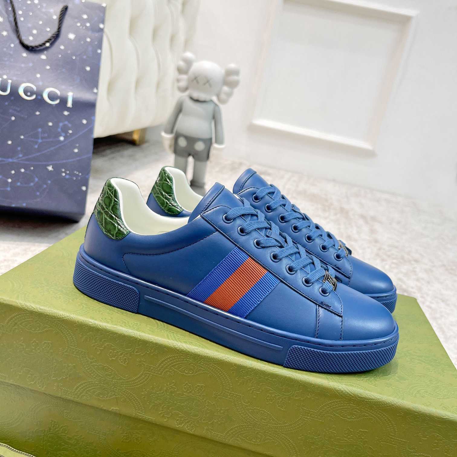 Gucci Ace Sneaker With Web - PerfectKickZ