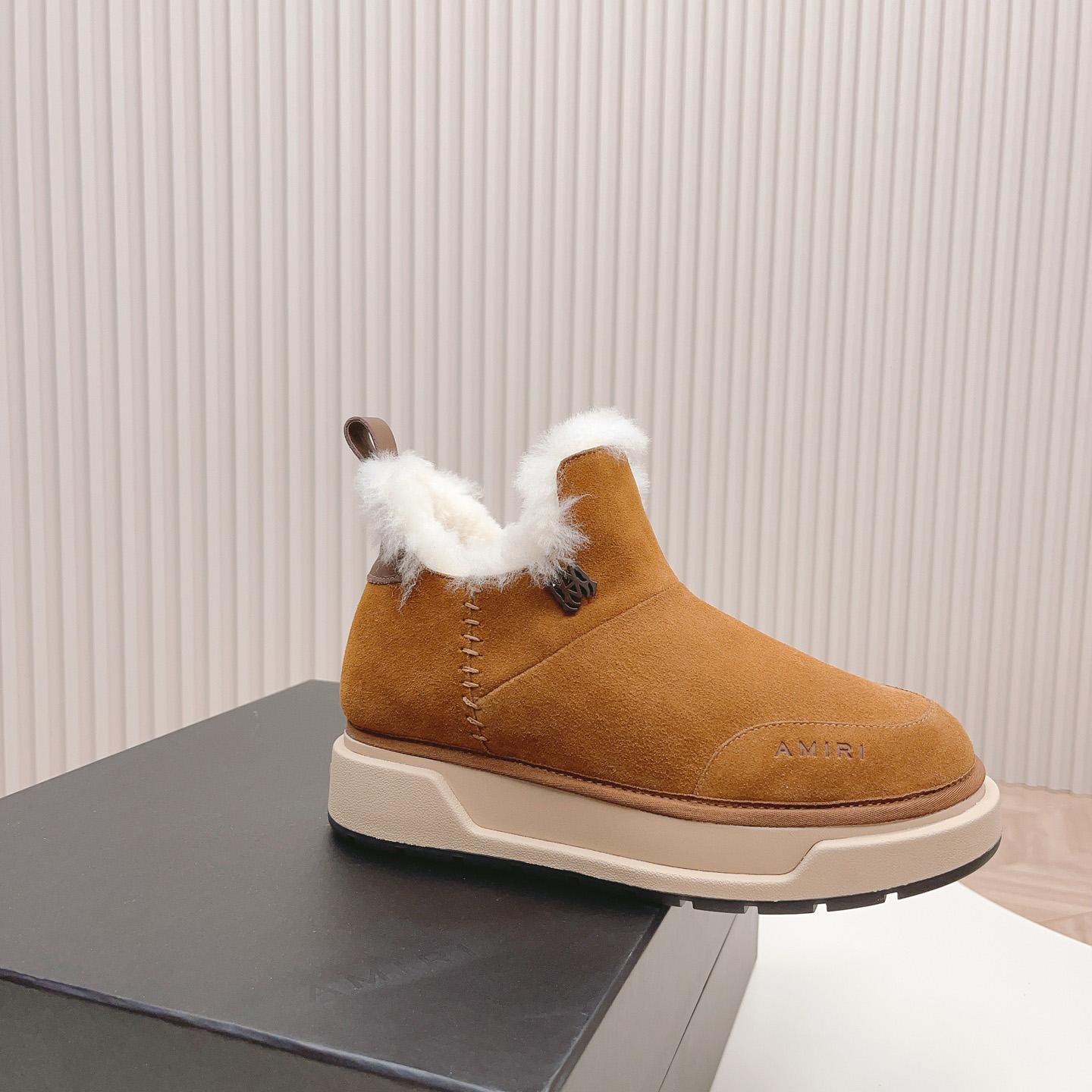 Amiri Malibu Shearling Lined Suede Boots - PerfectKickZ