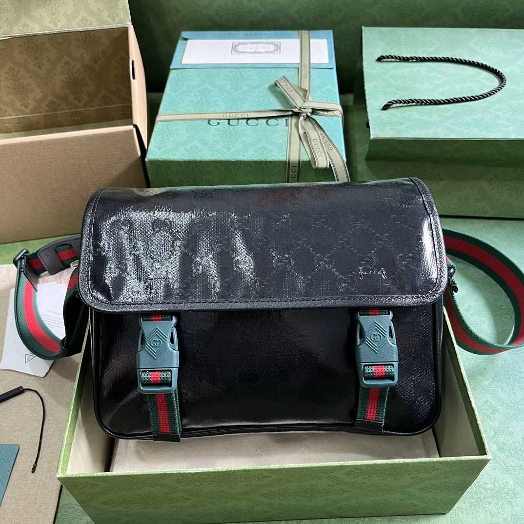 Gucci GG Crystal Messenger Bag (27x 20x 10cm) - PerfectKickZ