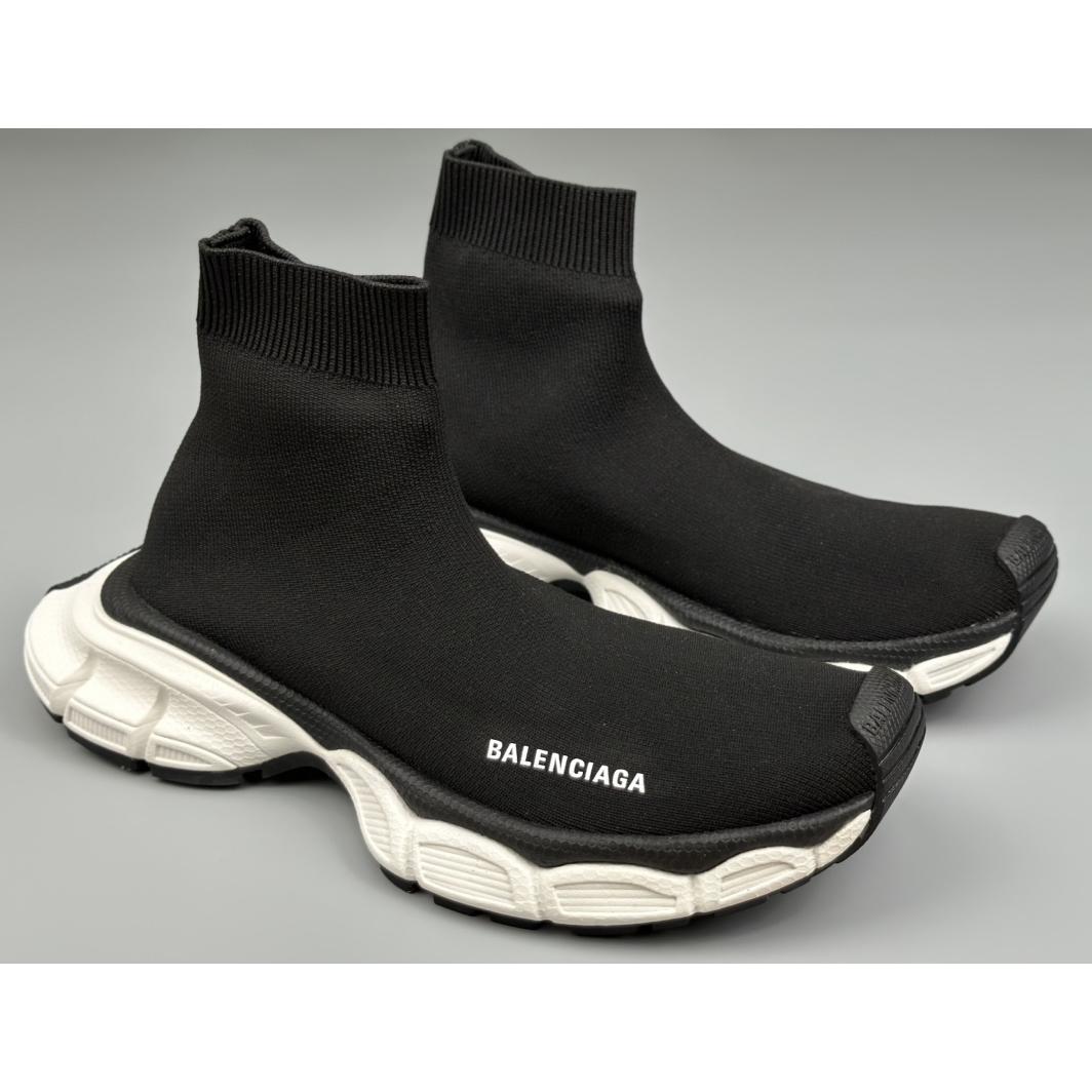 Balenciaga 3XL Sock Recycled Knit Sneaker In Black  - PerfectKickZ