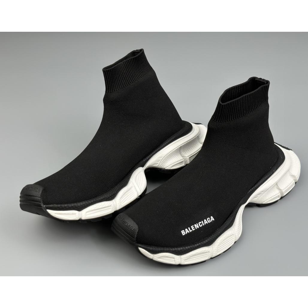 Balenciaga 3XL Sock Recycled Knit Sneaker In Black  - PerfectKickZ