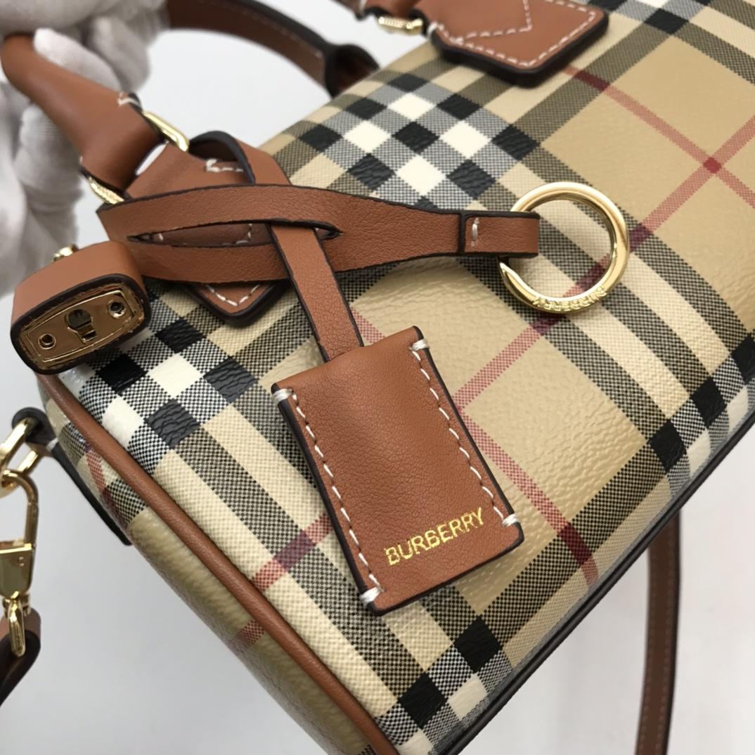 Burberry Check Mini Bowling Bag - PerfectKickZ