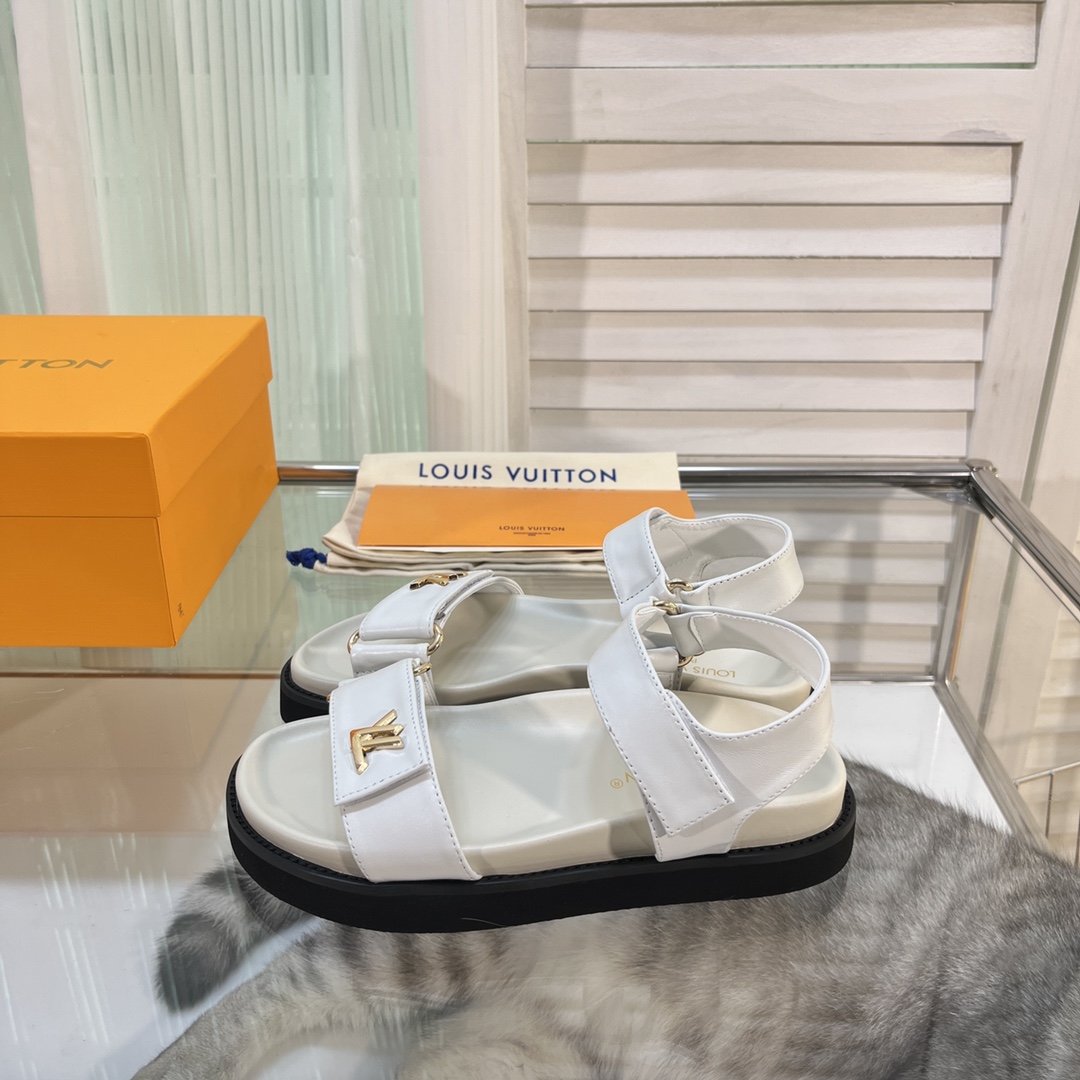 Louis Vuitton LV Sunset Comfort Flat Sandal    - PerfectKickZ