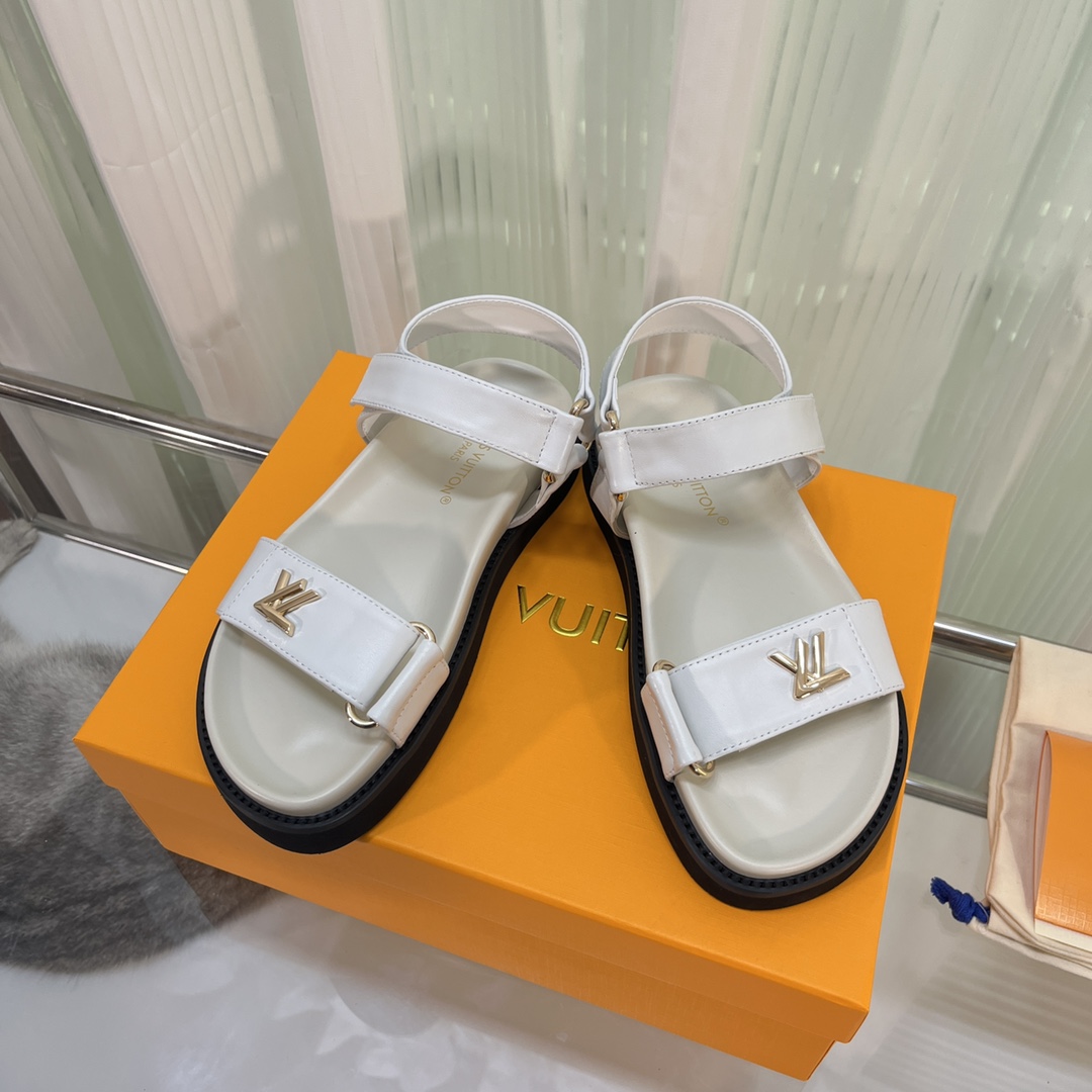 Louis Vuitton LV Sunset Comfort Flat Sandal    - PerfectKickZ