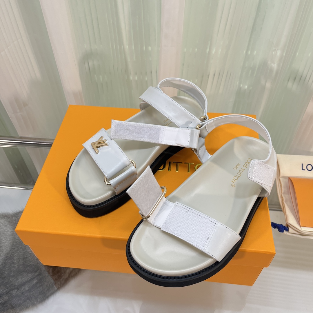 Louis Vuitton LV Sunset Comfort Flat Sandal    - PerfectKickZ