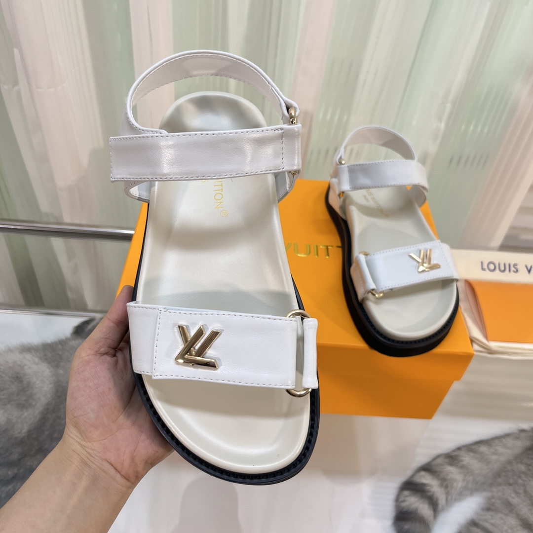 Louis Vuitton LV Sunset Comfort Flat Sandal    - PerfectKickZ