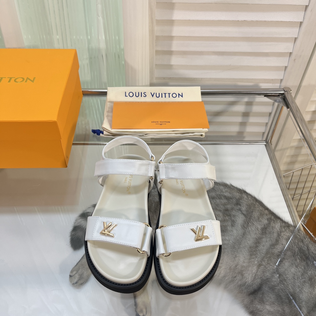 Louis Vuitton LV Sunset Comfort Flat Sandal    - PerfectKickZ