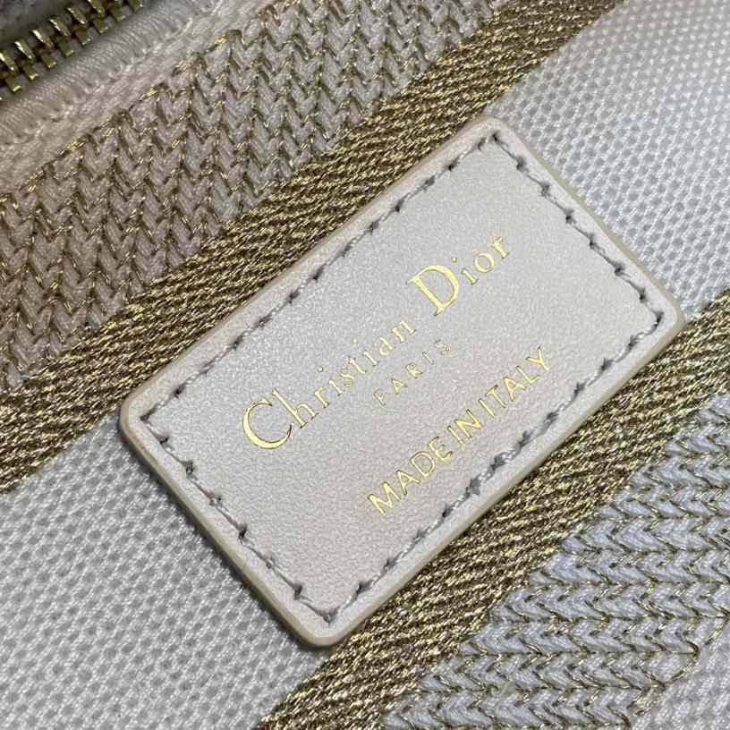 Dior Medium Embroidered Lady D-lite Bag - PerfectKickZ