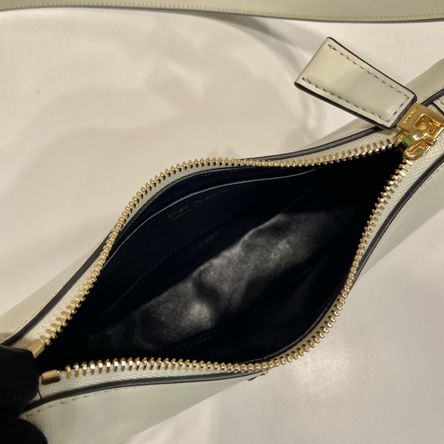 Prada Arqué Leather Mini Shoulder Bag - PerfectKickZ