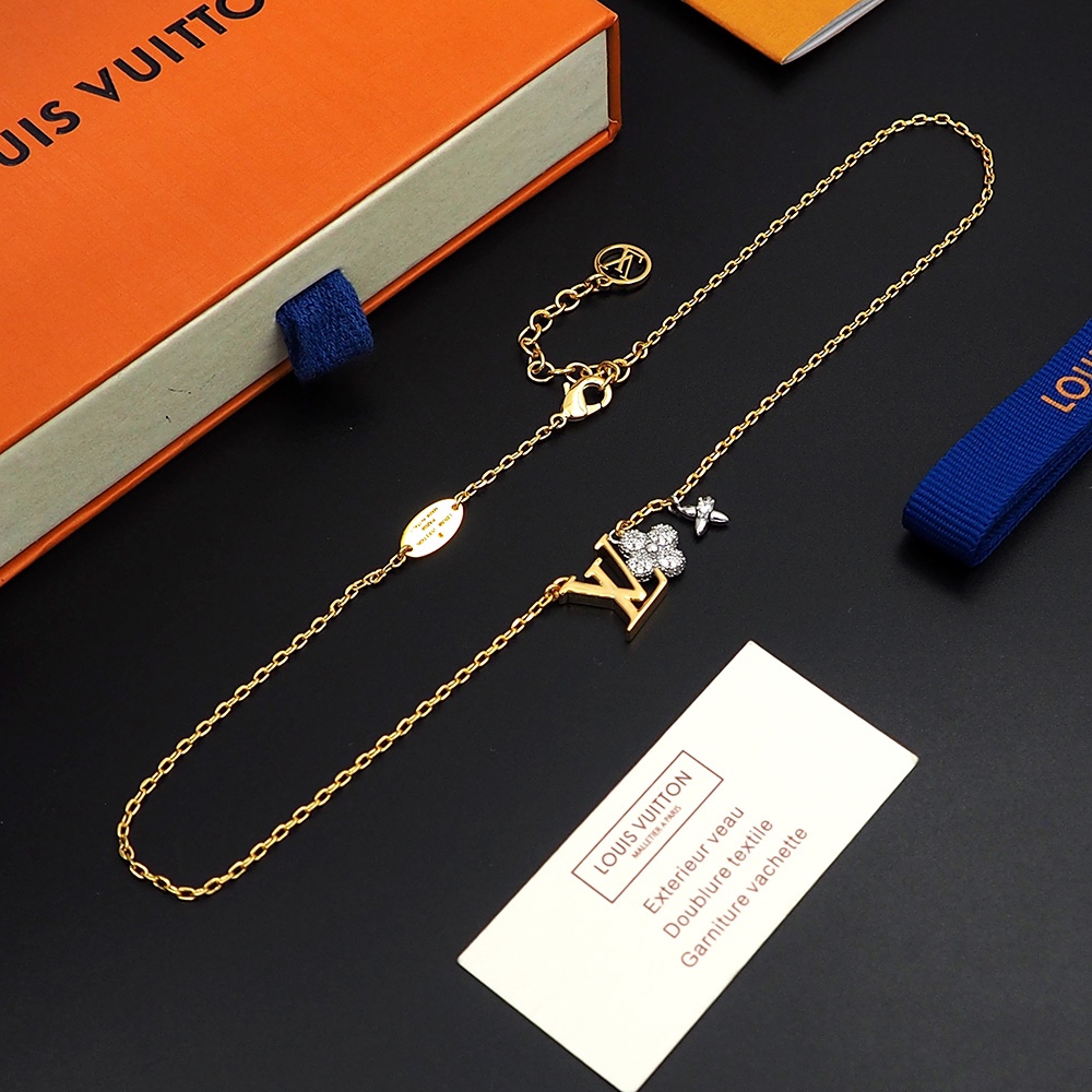 Louis Vuitto LV Gram Necklace   - PerfectKickZ
