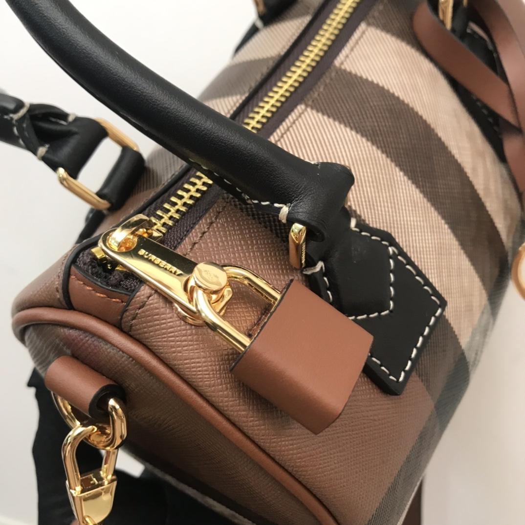 Burberry Check Mini Bowling Bag - PerfectKickZ