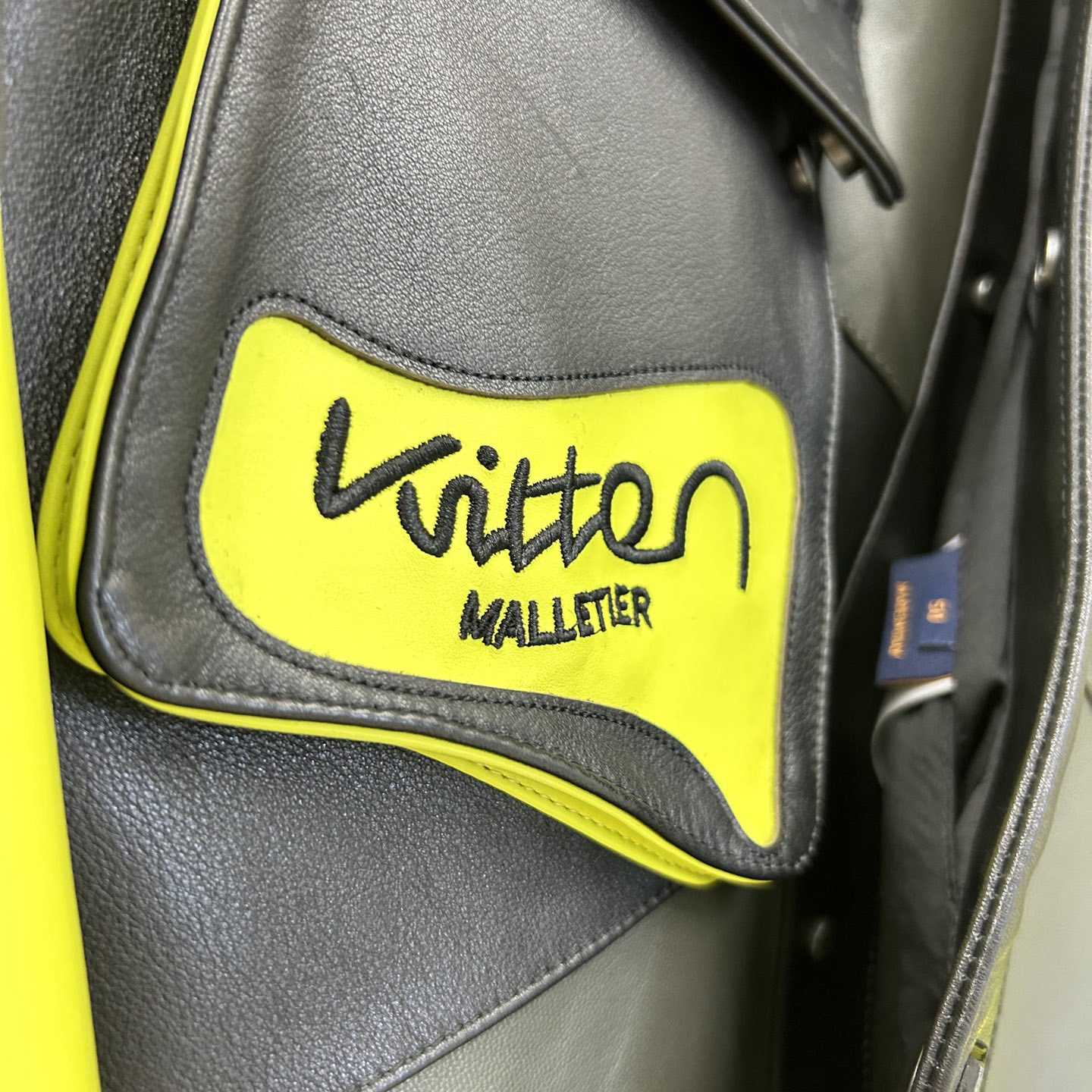Louis Vuitton Distorted Motocycle Leather Jacket - 