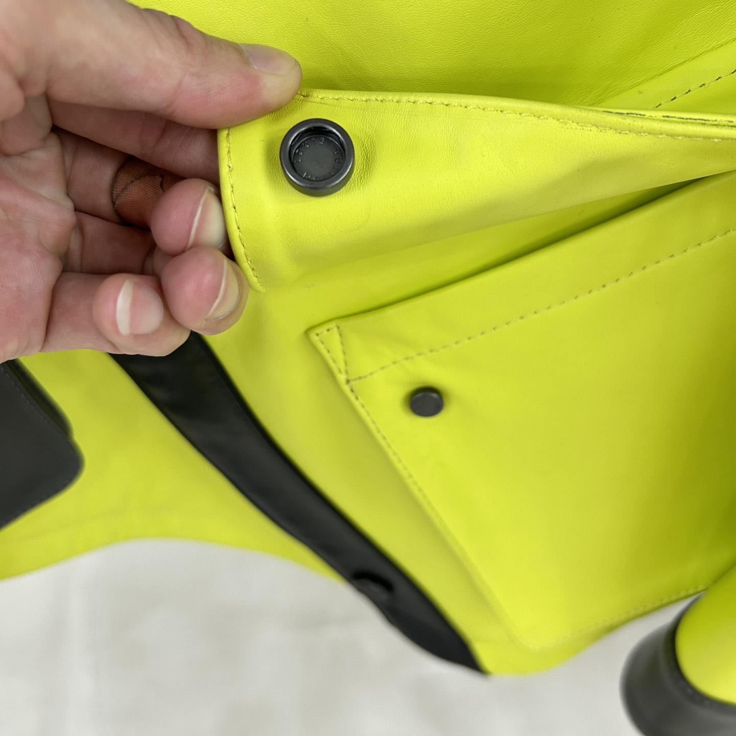 Louis Vuitton Distorted Motocycle Leather Jacket - 