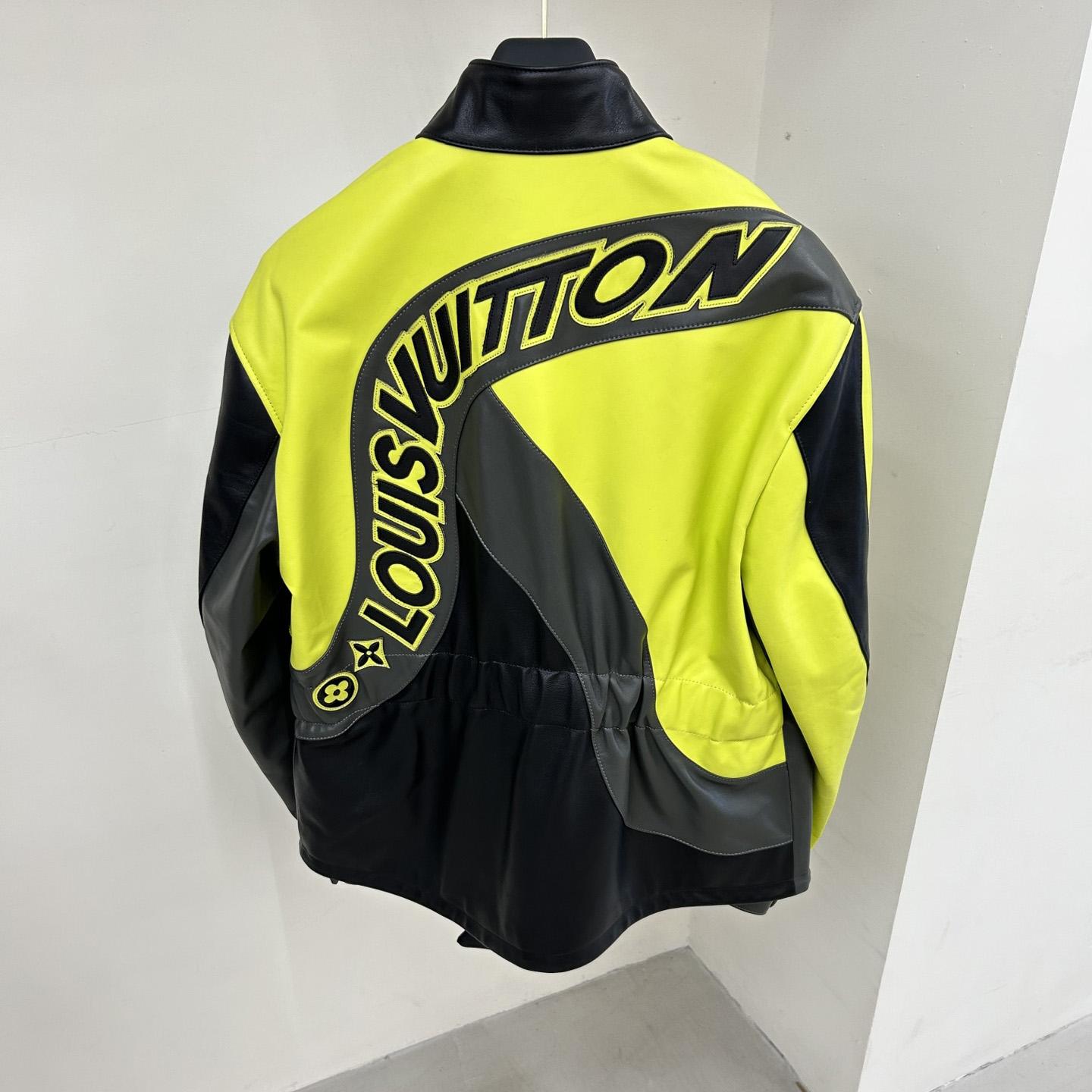 Louis Vuitton Distorted Motocycle Leather Jacket - 