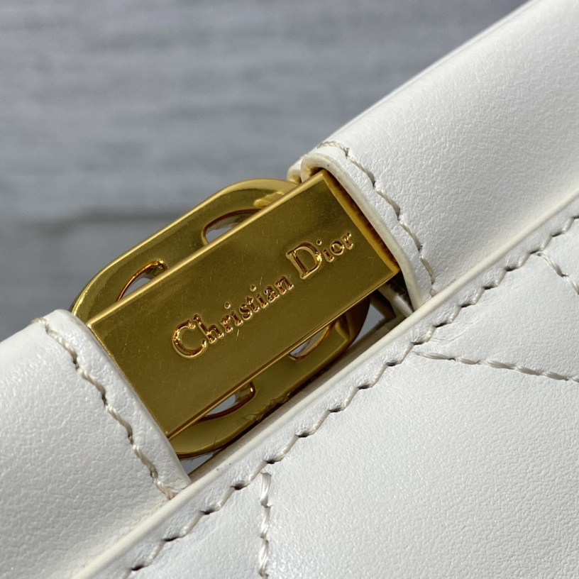 Dior Caro Colle Noire Clutch With Chain - PerfectKickZ