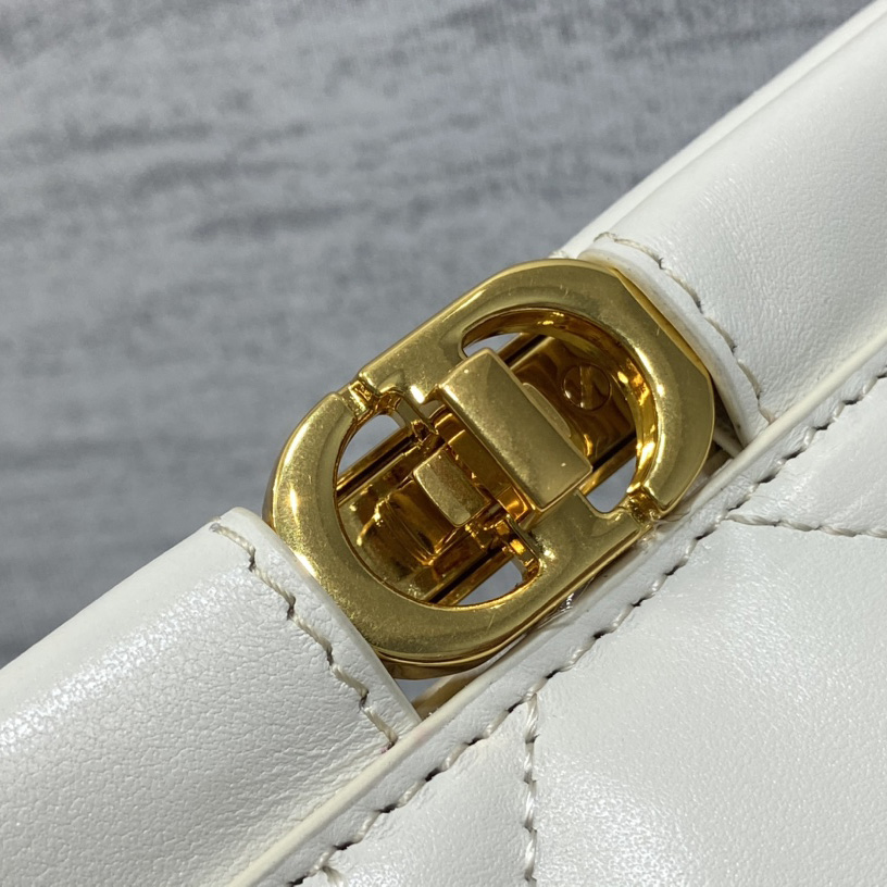 Dior Caro Colle Noire Clutch With Chain - PerfectKickZ
