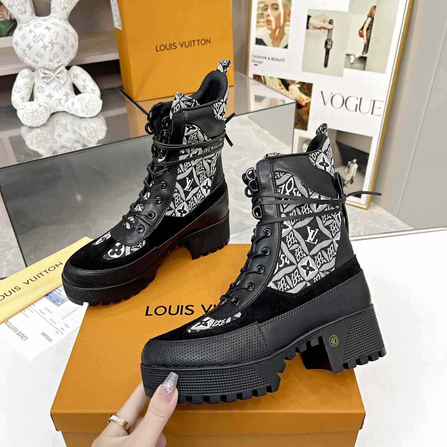 Louis Vuitton Laureate Platform Desert Boots  - PerfectKickZ