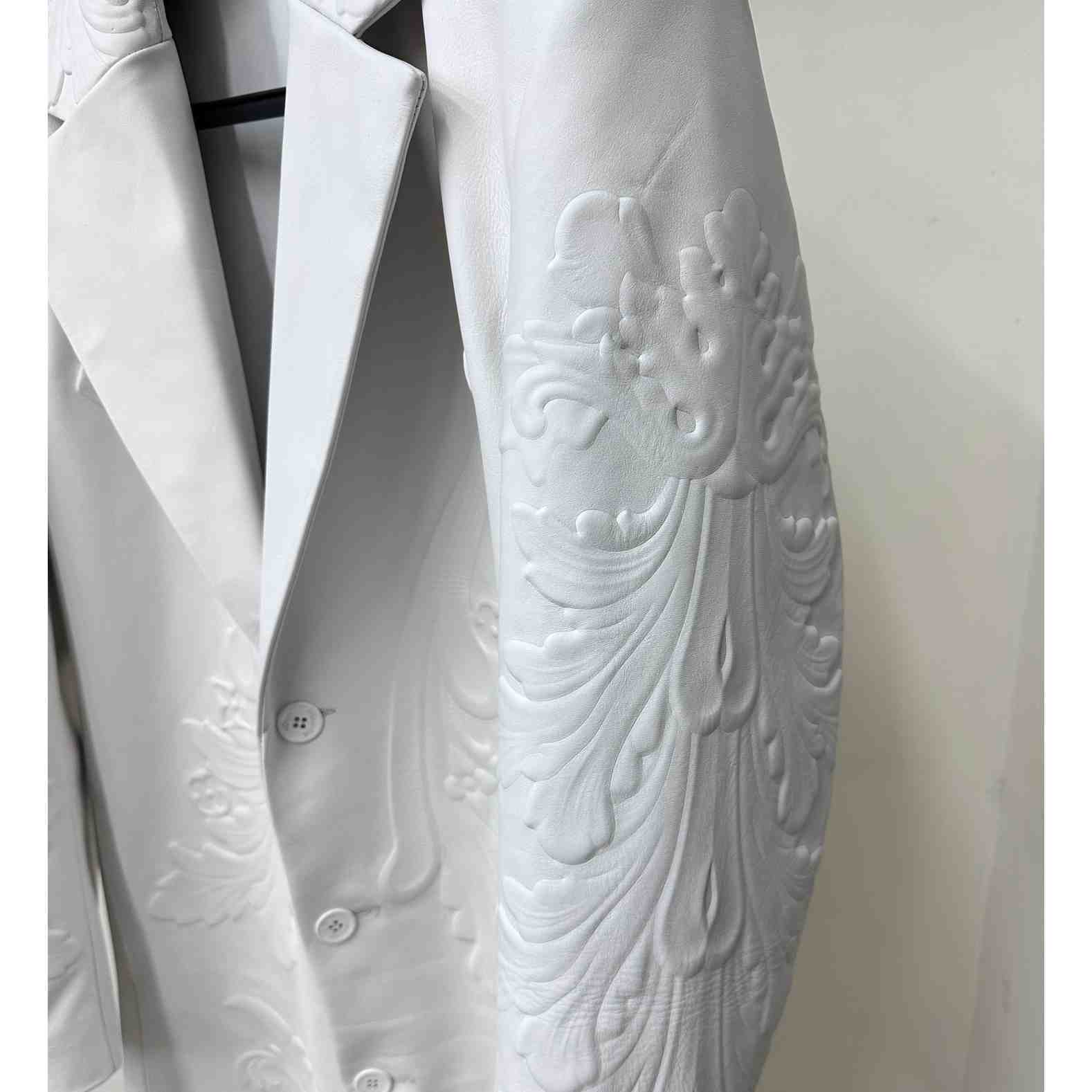 Louis Vuitton LV Ornaments Leather Coat - 