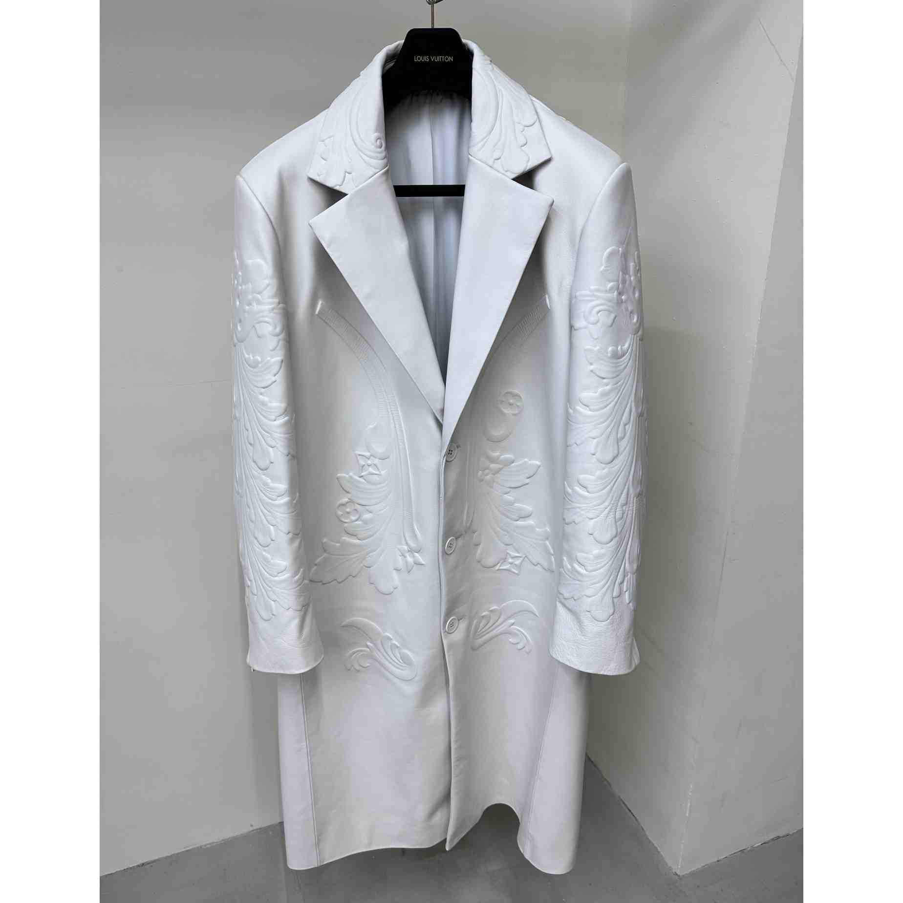 Louis Vuitton LV Ornaments Leather Coat - PerfectKickZ