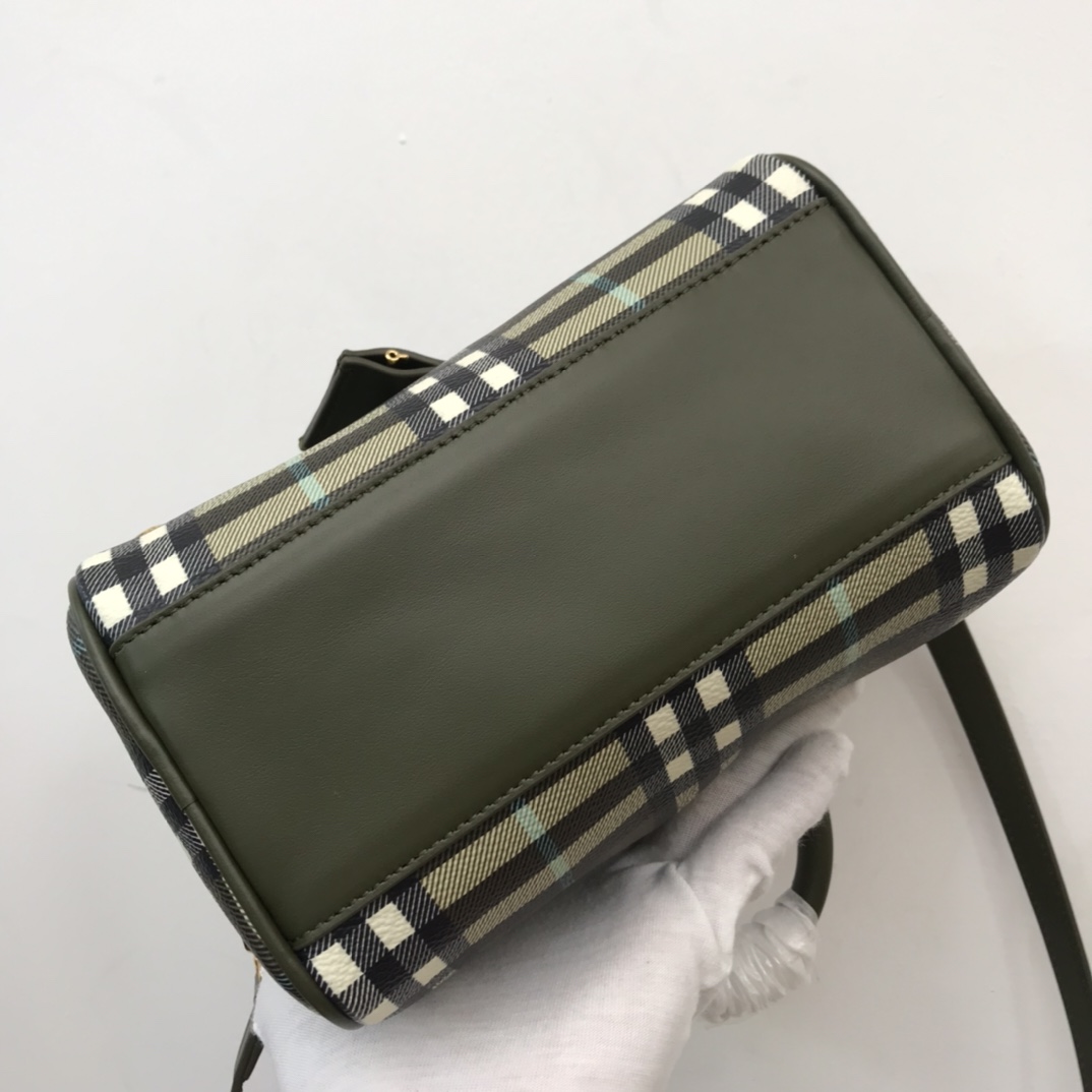 Burberry Check Mini Bowling Bag - PerfectKickZ
