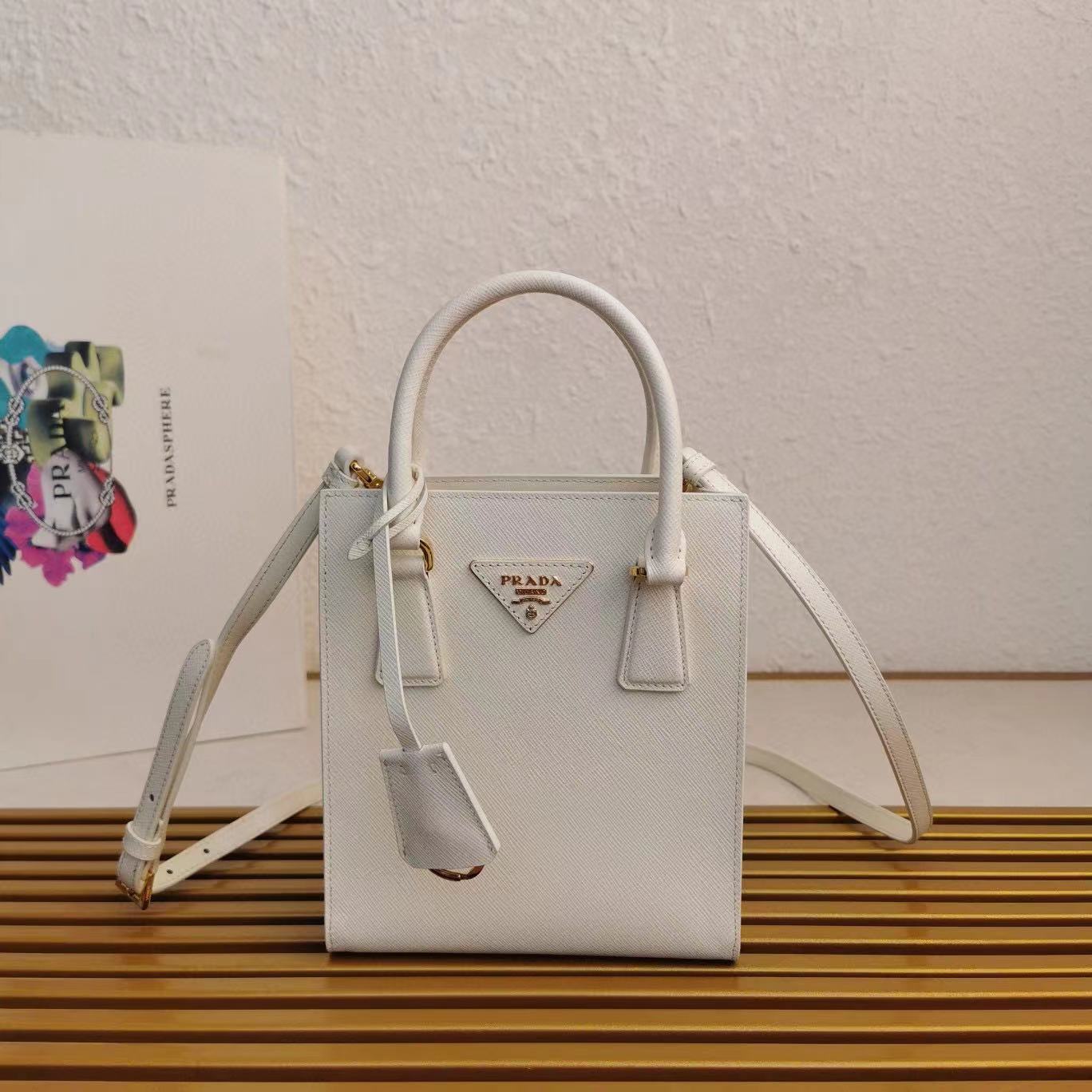 Prada Saffiano Leather Handbag - PerfectKickZ