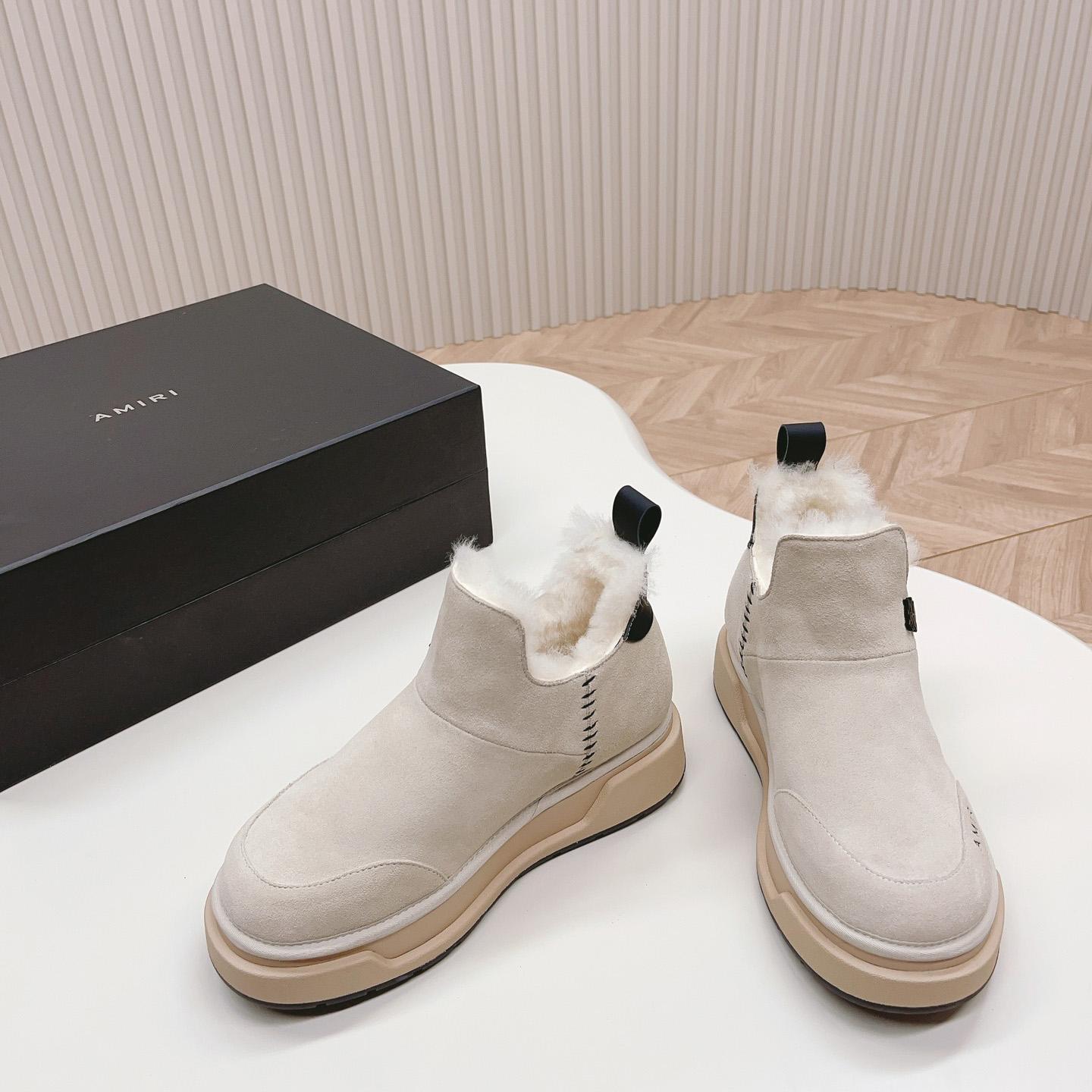 Amiri Malibu Shearling Lined Suede Boots - PerfectKickZ