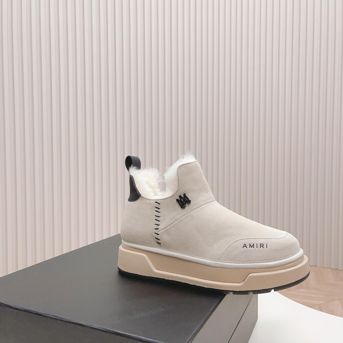 Amiri Malibu Shearling Lined Suede Boots - PerfectKickZ