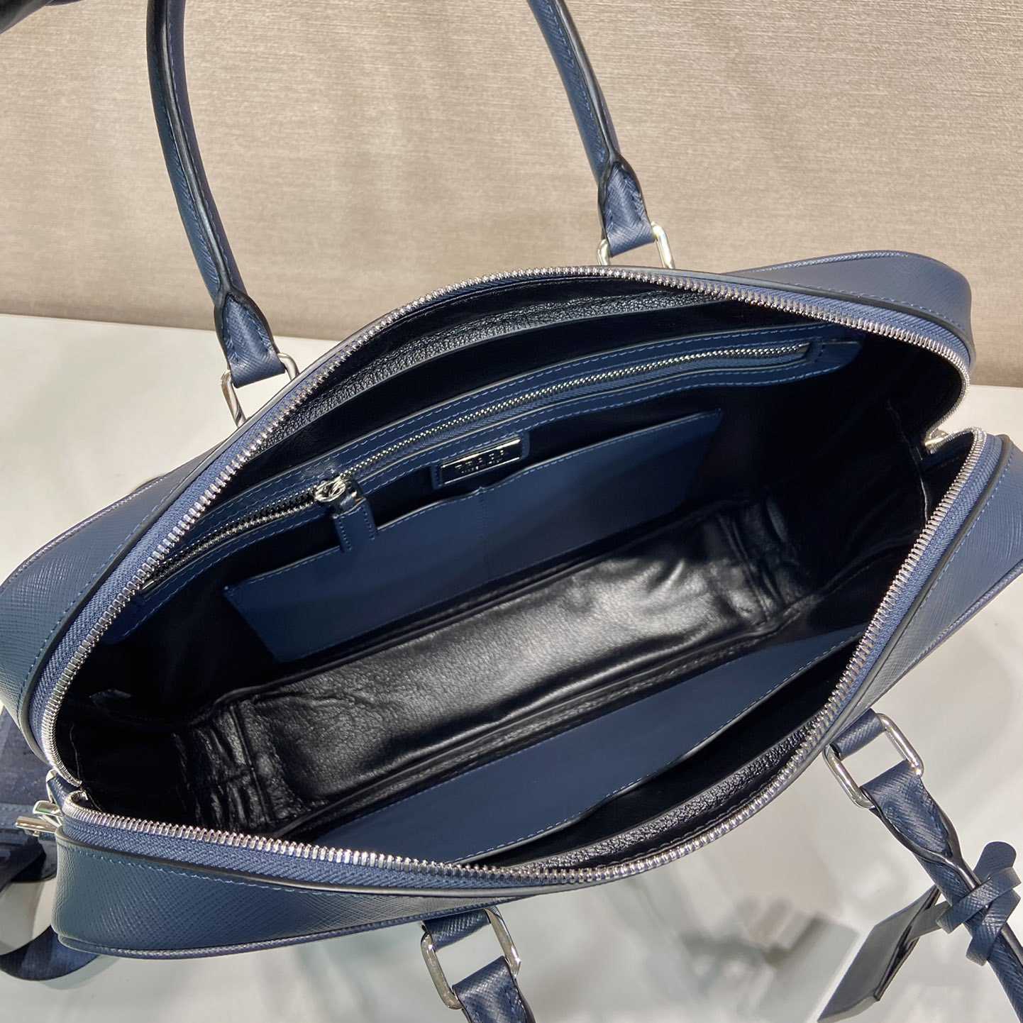 Prada Saffiano Leather Work Bag - PerfectKickZ