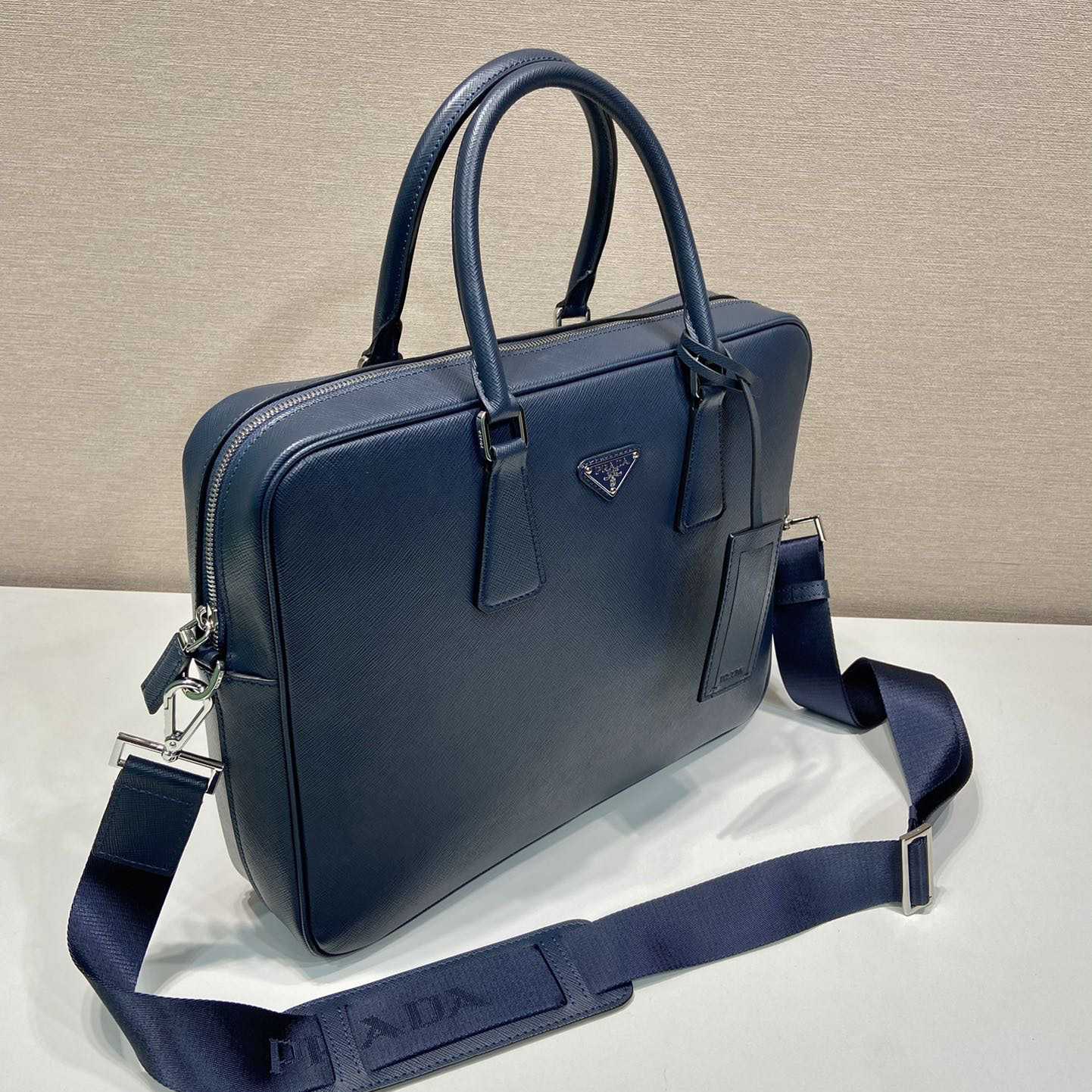 Prada Saffiano Leather Work Bag - PerfectKickZ