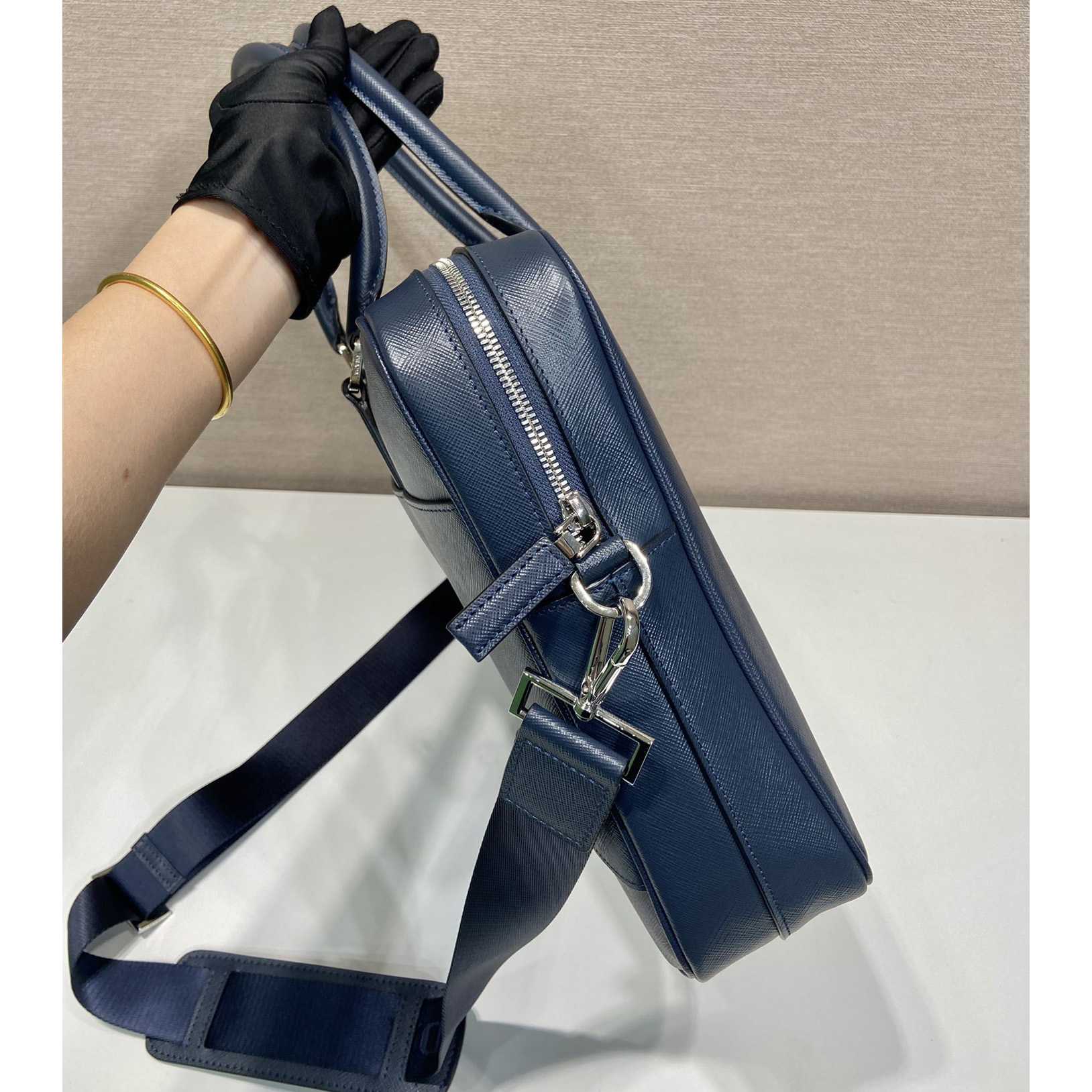 Prada Saffiano Leather Work Bag - PerfectKickZ