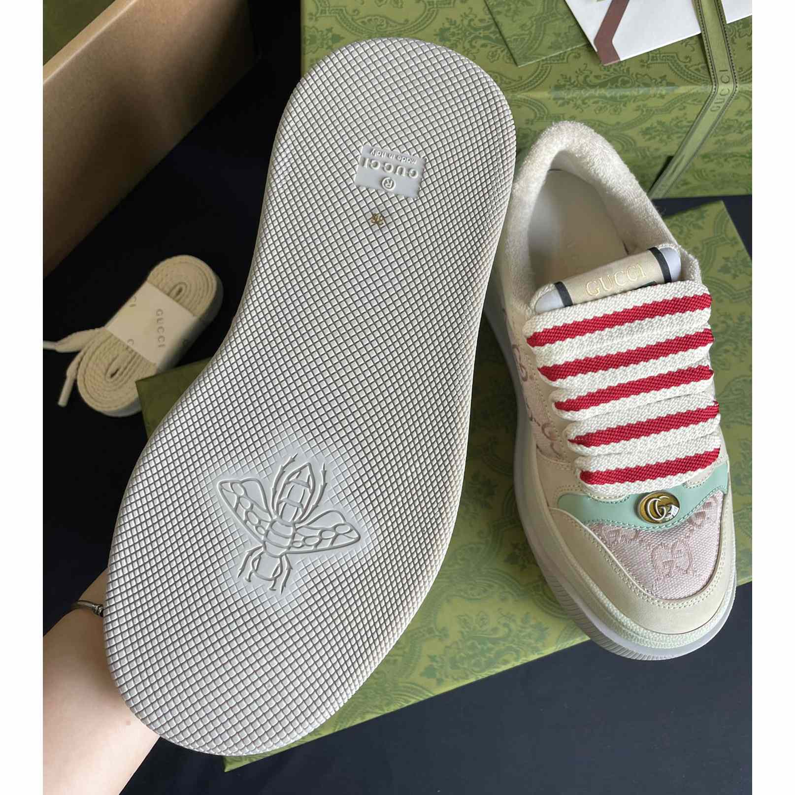 Gucci Women's Screener Sneaker - PerfectKickZ