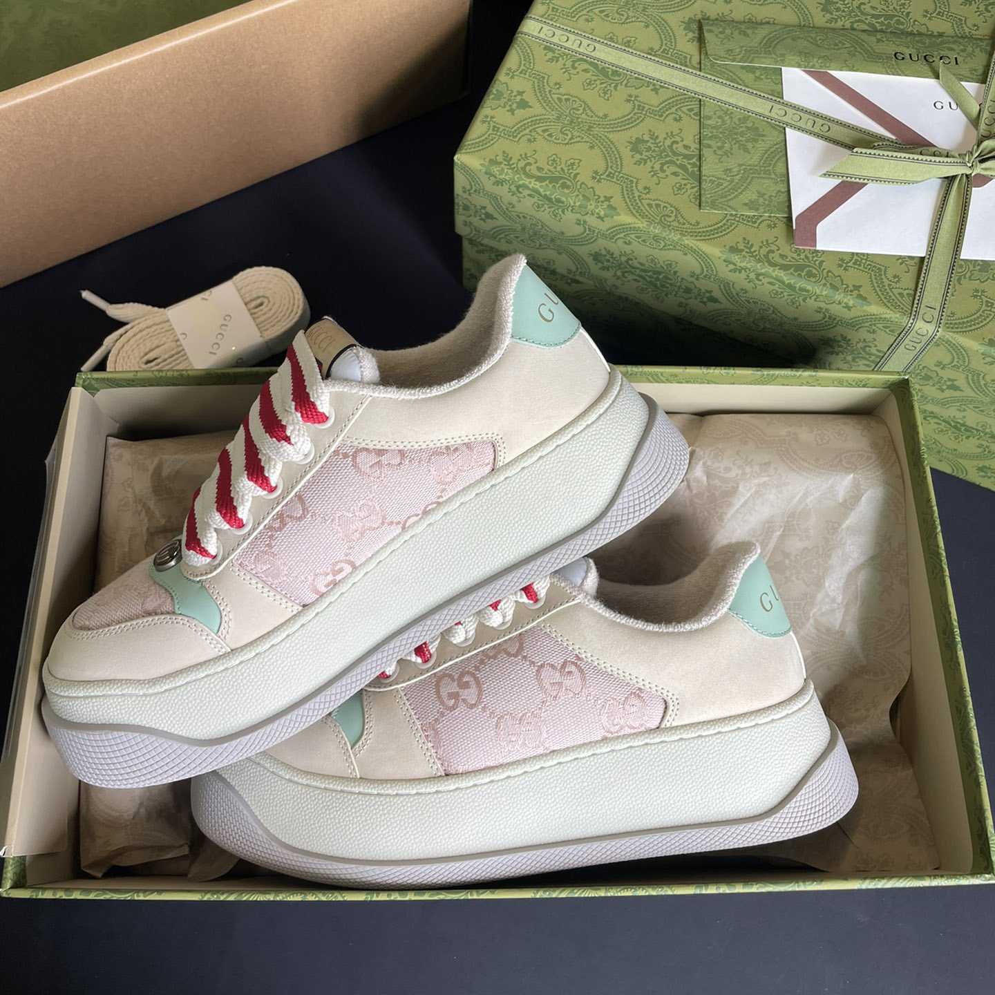 Gucci Women's Screener Sneaker - PerfectKickZ