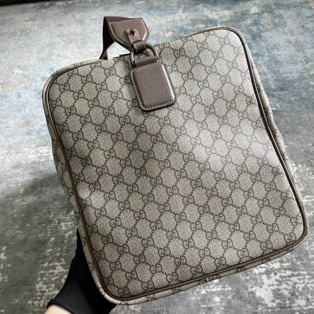 Gucci Maxi Duffle Bag With Web(45.5x 29x 27cm) - PerfectKickZ