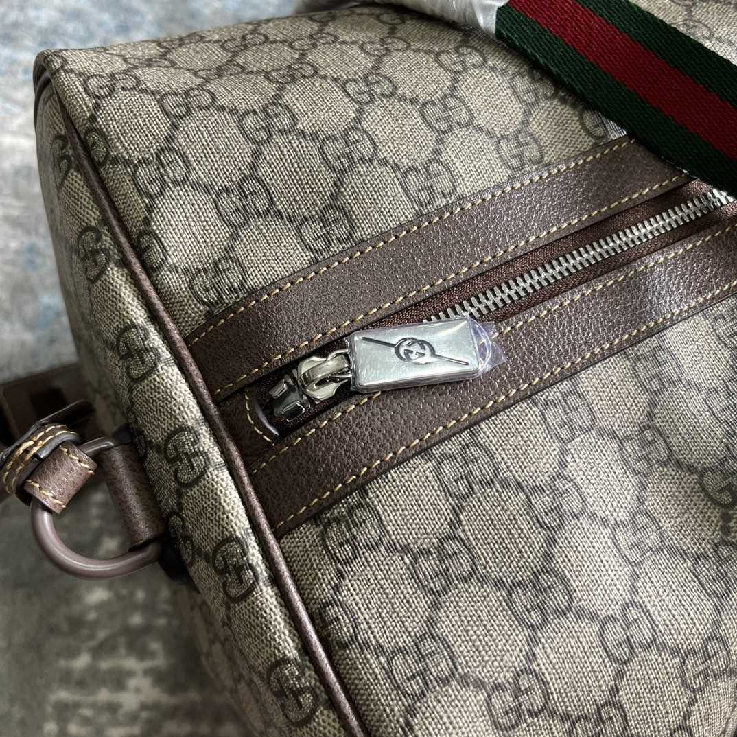 Gucci Maxi Duffle Bag With Web(45.5x 29x 27cm) - PerfectKickZ