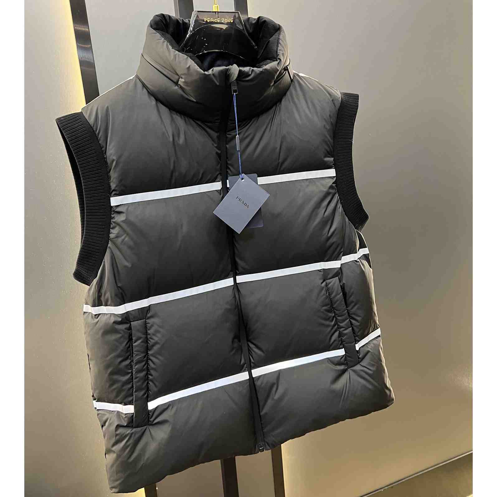 Prada Light Technical Fabric Down Vest - PerfectKickZ