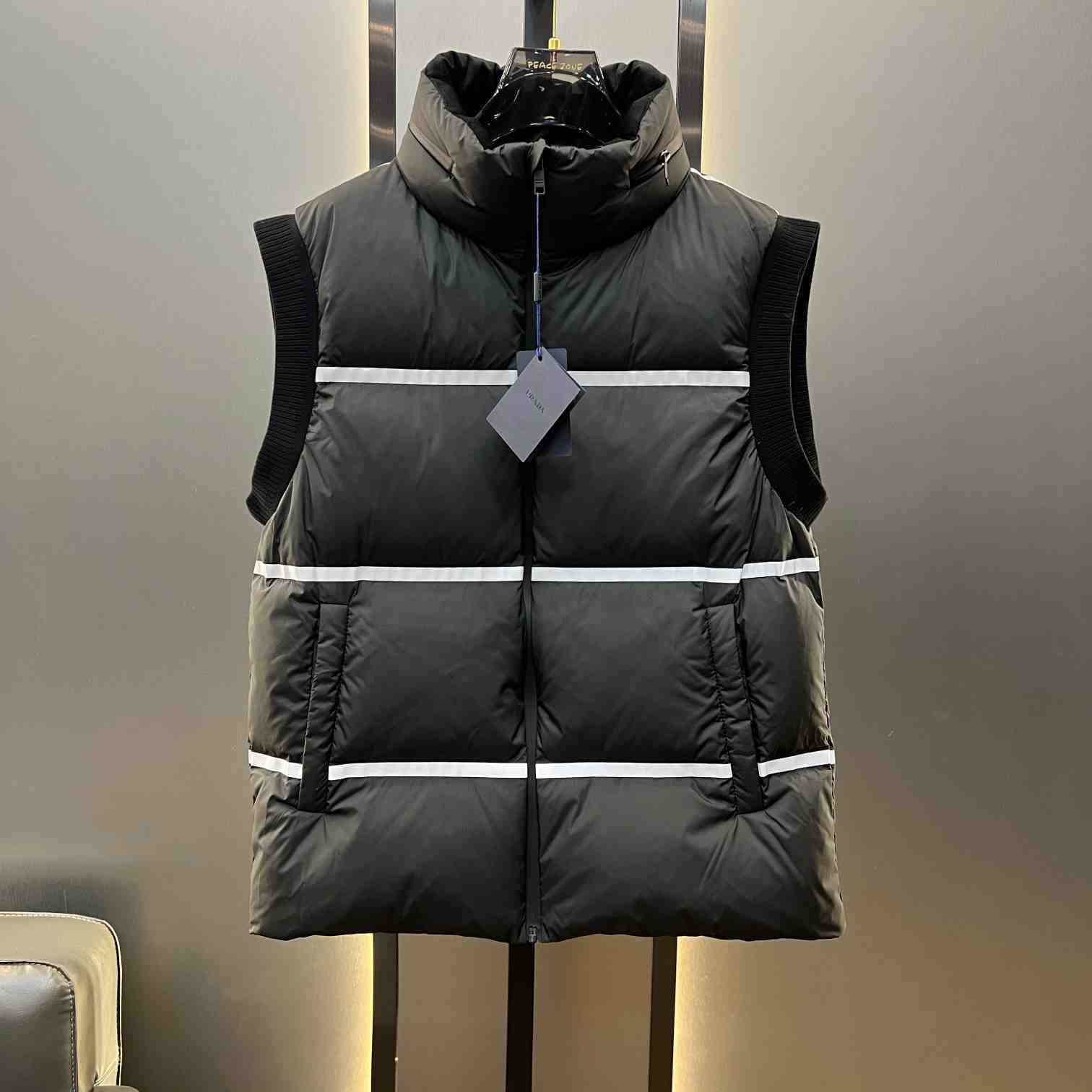 Prada Light Technical Fabric Down Vest - PerfectKickZ