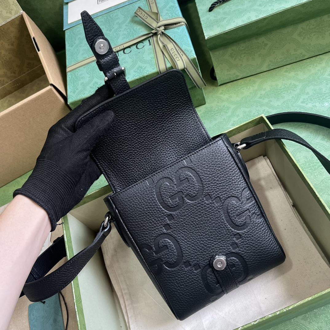 Gucci Jumbo GG Small Messenger Bag  (14.5x 18.5x 4.5cm) - PerfectKickZ