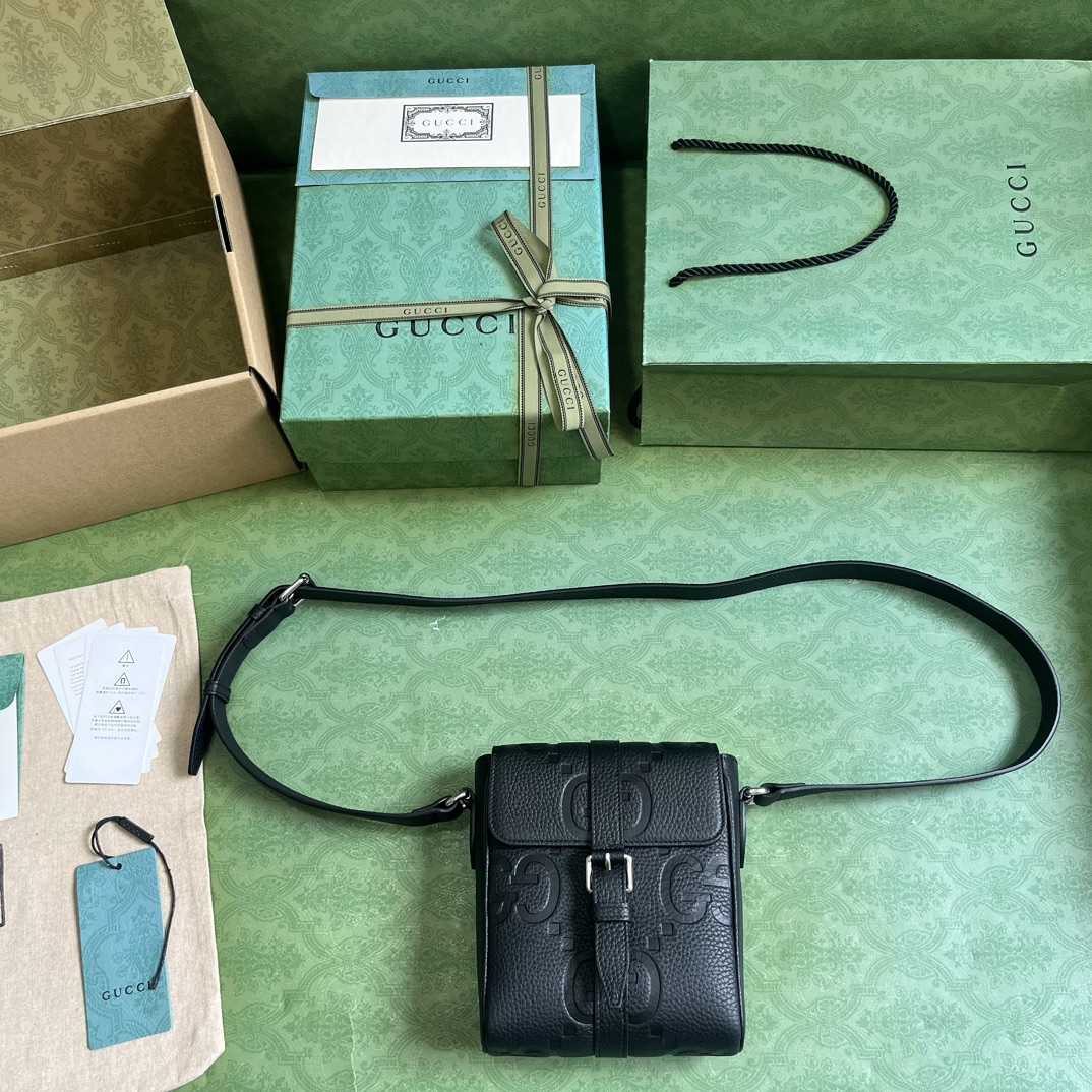 Gucci Jumbo GG Small Messenger Bag  (14.5x 18.5x 4.5cm) - PerfectKickZ