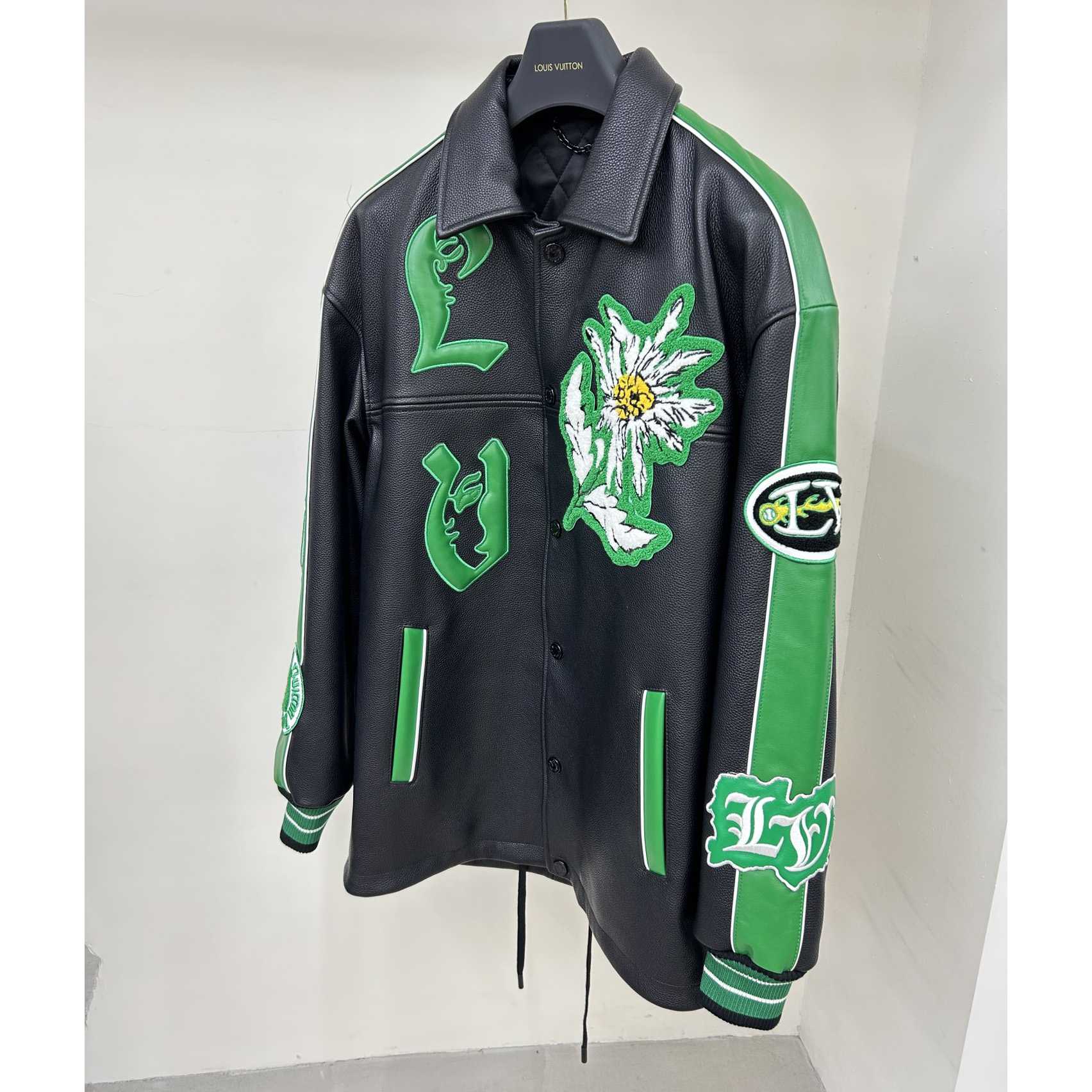 Louis Vuitton Long Leather Coach Jacket - PerfectKickZ