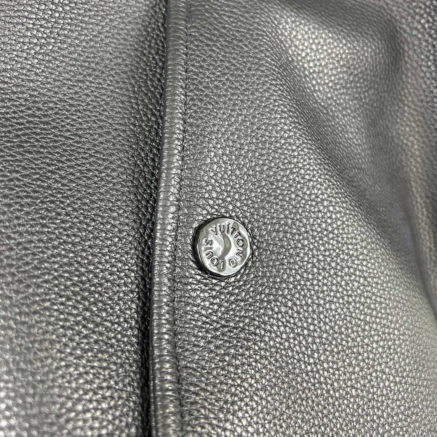 Louis Vuitton Long Leather Coach Jacket - PerfectKickZ